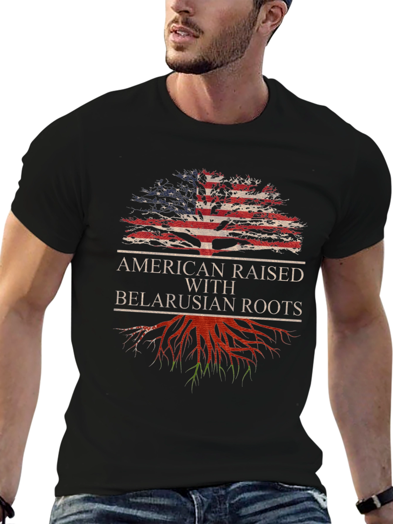 American Raised with Belarusian Roots T-Shirt