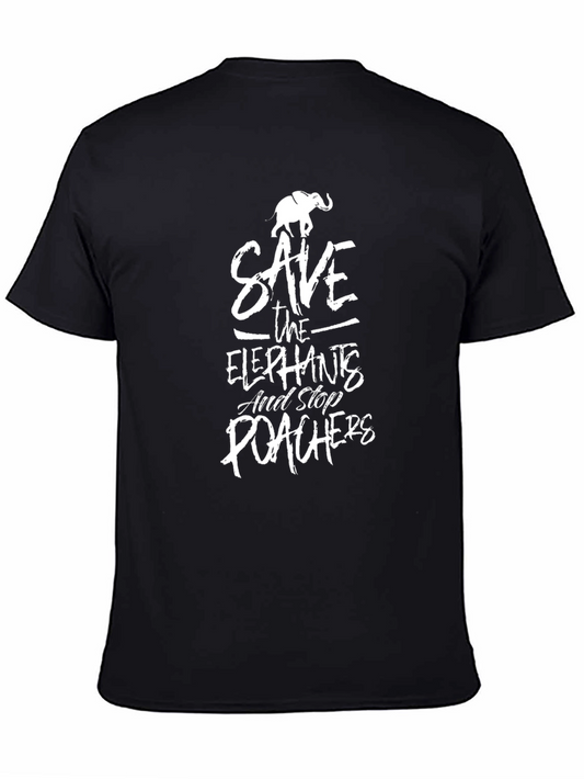 Save The Elephants Graphic T-Shirt