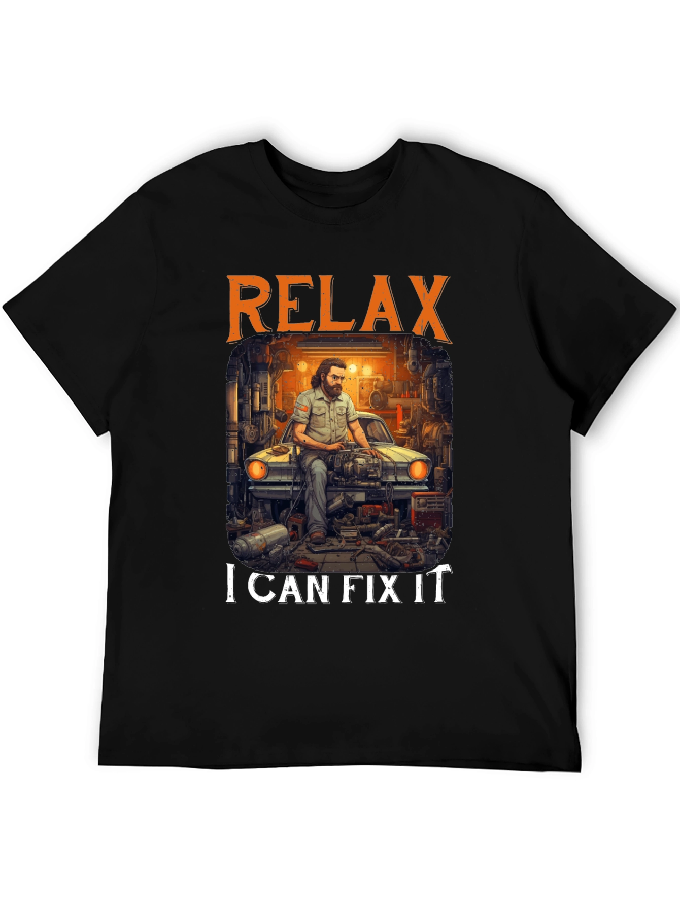 Relax I Can Fix It T-Shirt Mechanic Car Repair