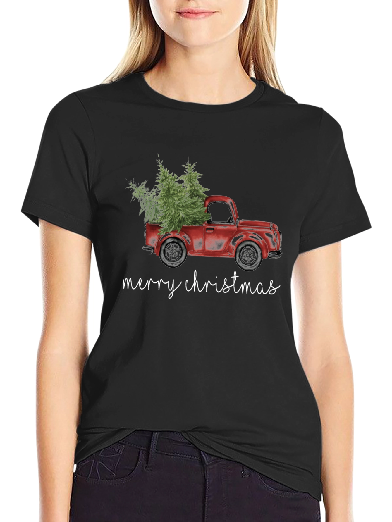 Merry Christmas Truck T-Shirt
