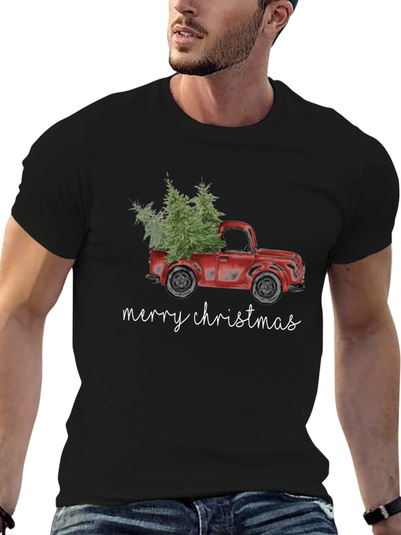 Merry Christmas Truck T-Shirt