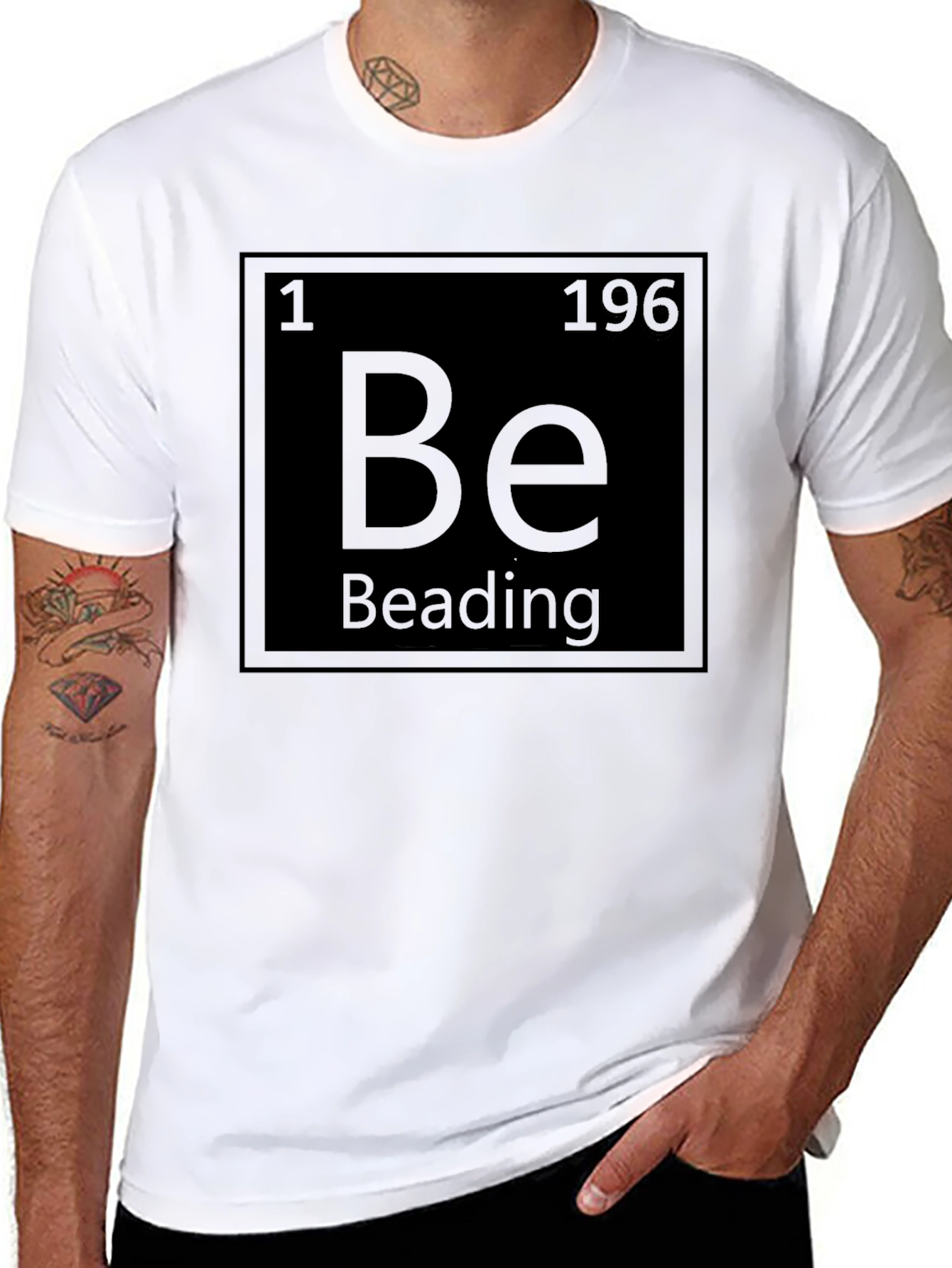Beading T-Shirt - Chemistry Periodic Table Element Style