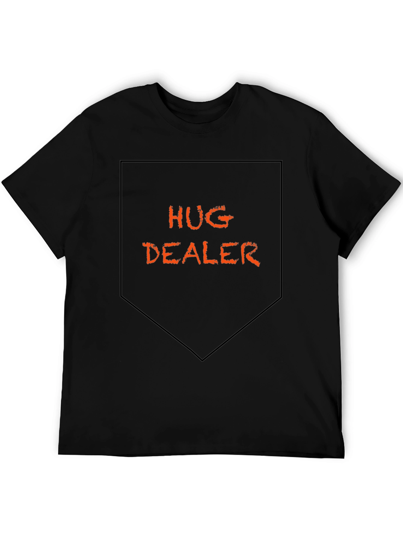 Hug Dealer Graphic Tee - Black Short Sleeve