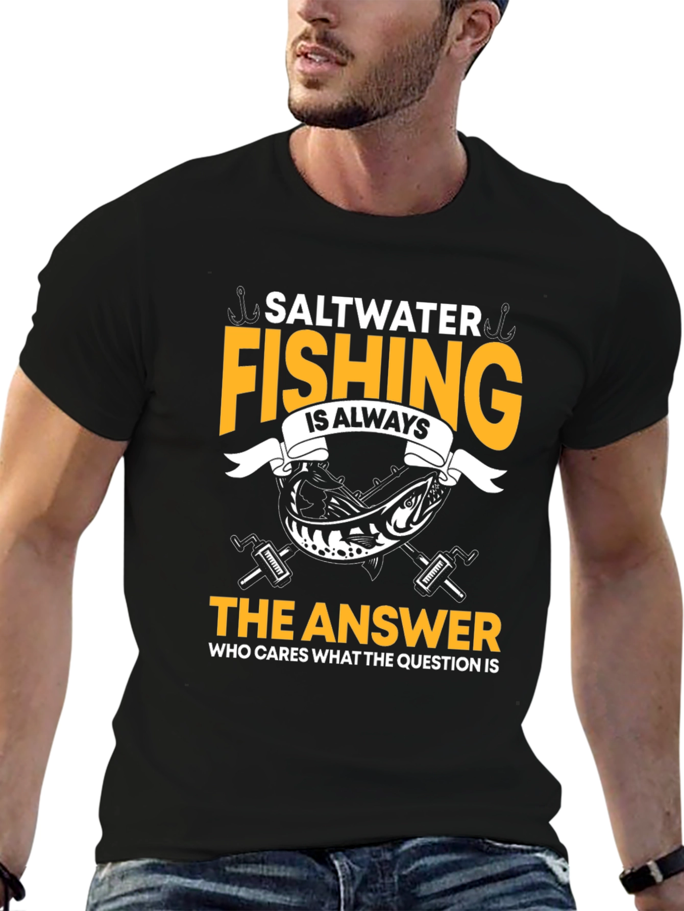 Saltwater Fishing T-Shirt - Always the Answer