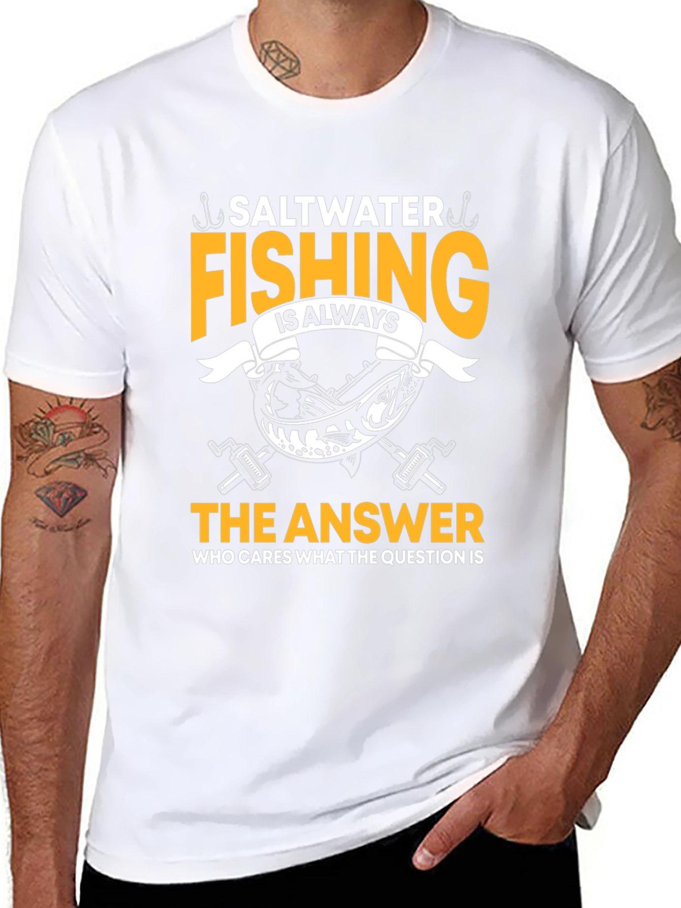 Saltwater Fishing T-Shirt - Always the Answer