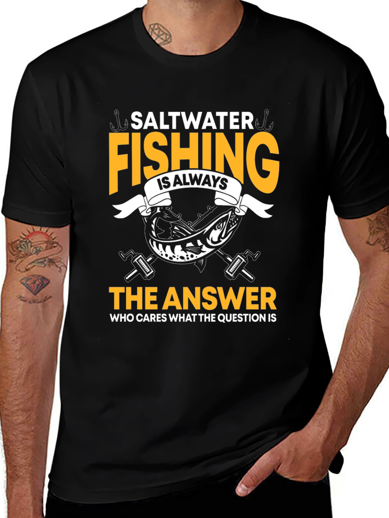 Saltwater Fishing T-Shirt - Always the Answer