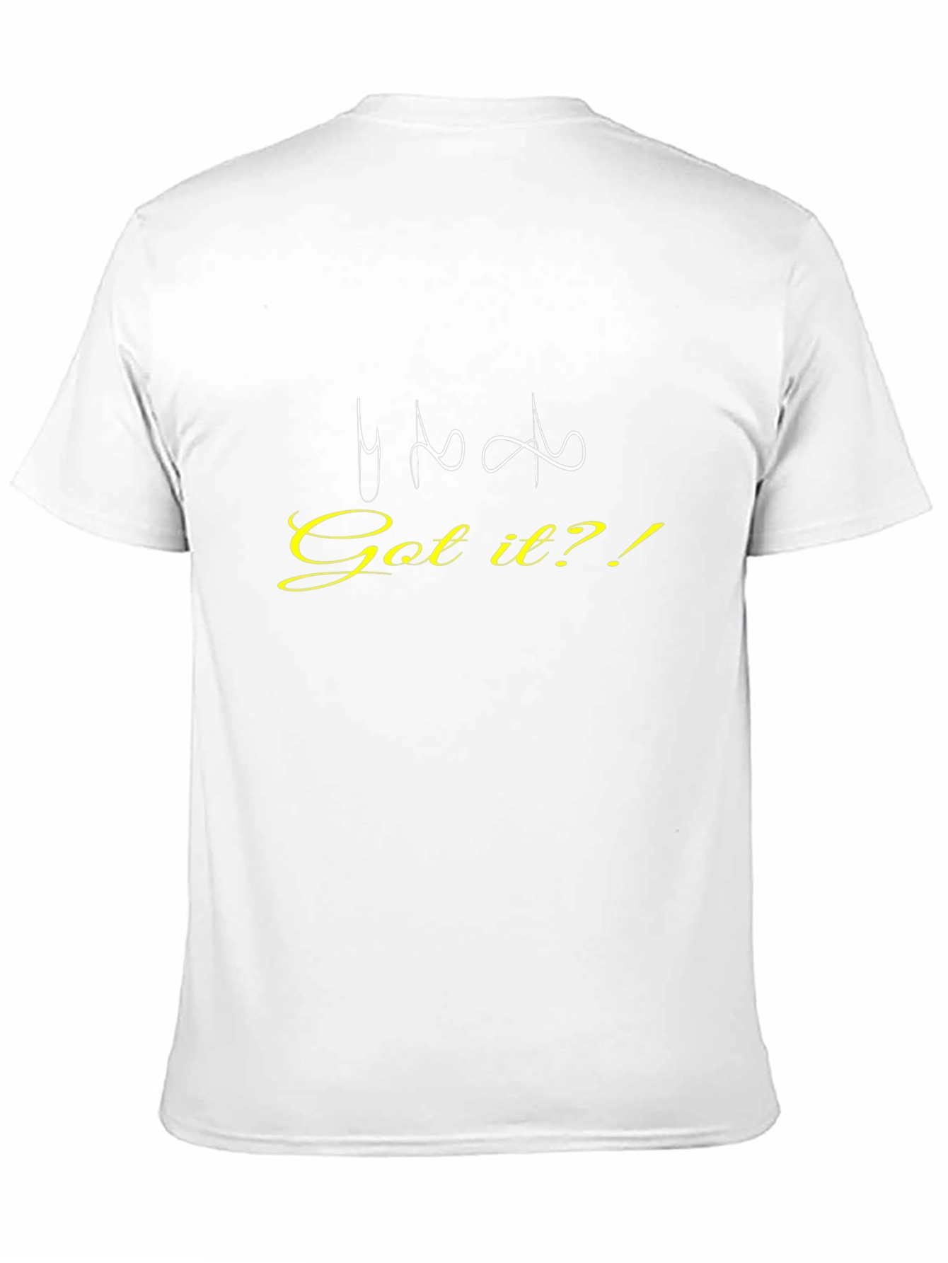 Got It?! Black Graphic Tee for Casual Wear