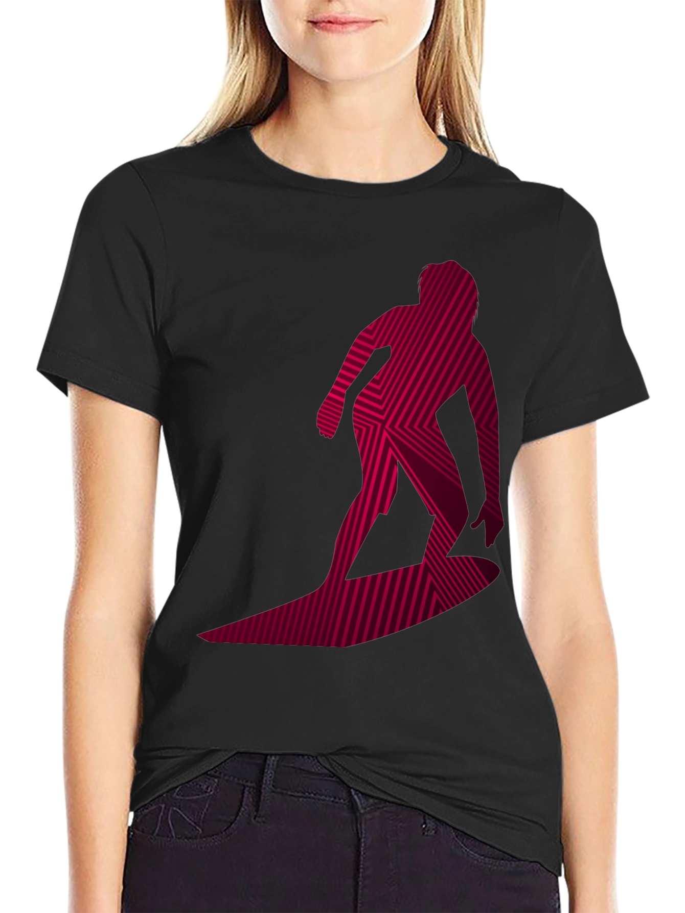 Surfer Graphic Tee - Cool Modern Design T-Shirt