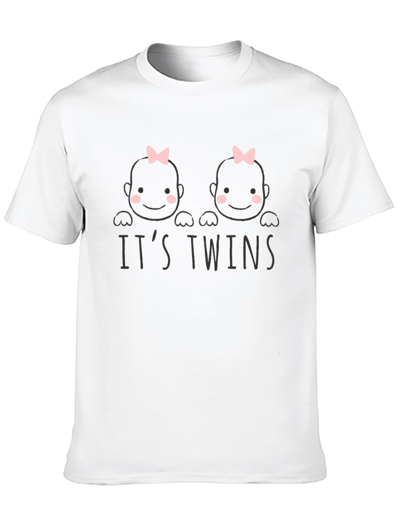 Its Twins Baby Girl T-Shirt