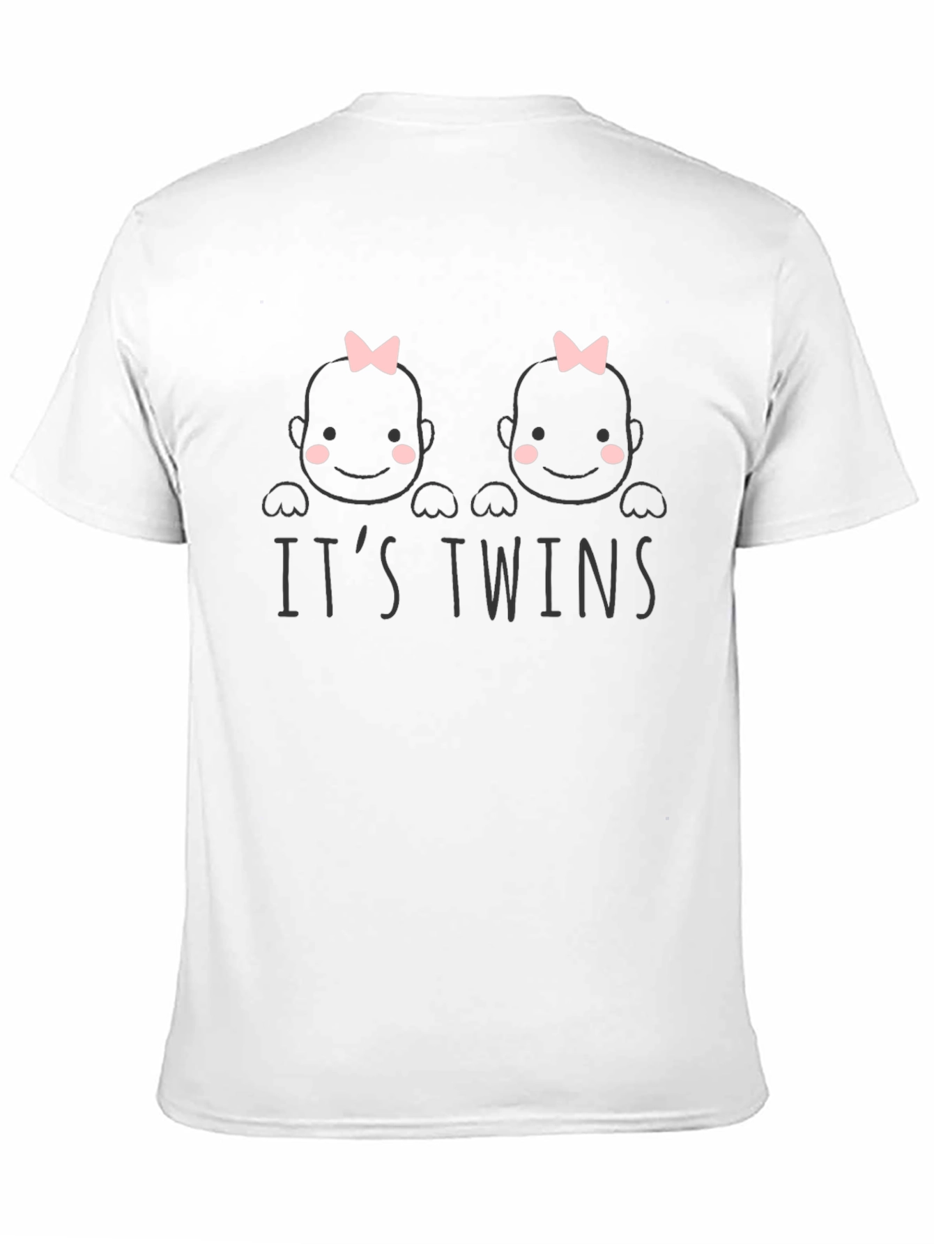 Its Twins Baby Girl T-Shirt