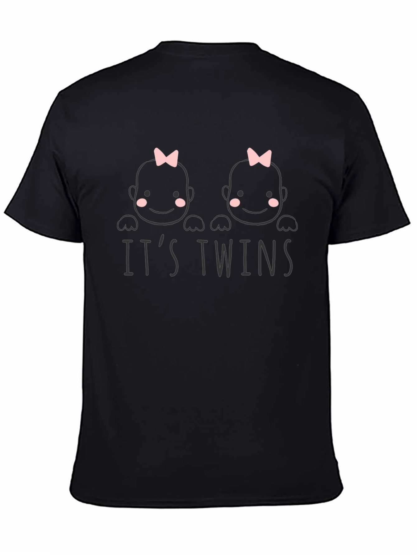 Its Twins Baby Girl T-Shirt