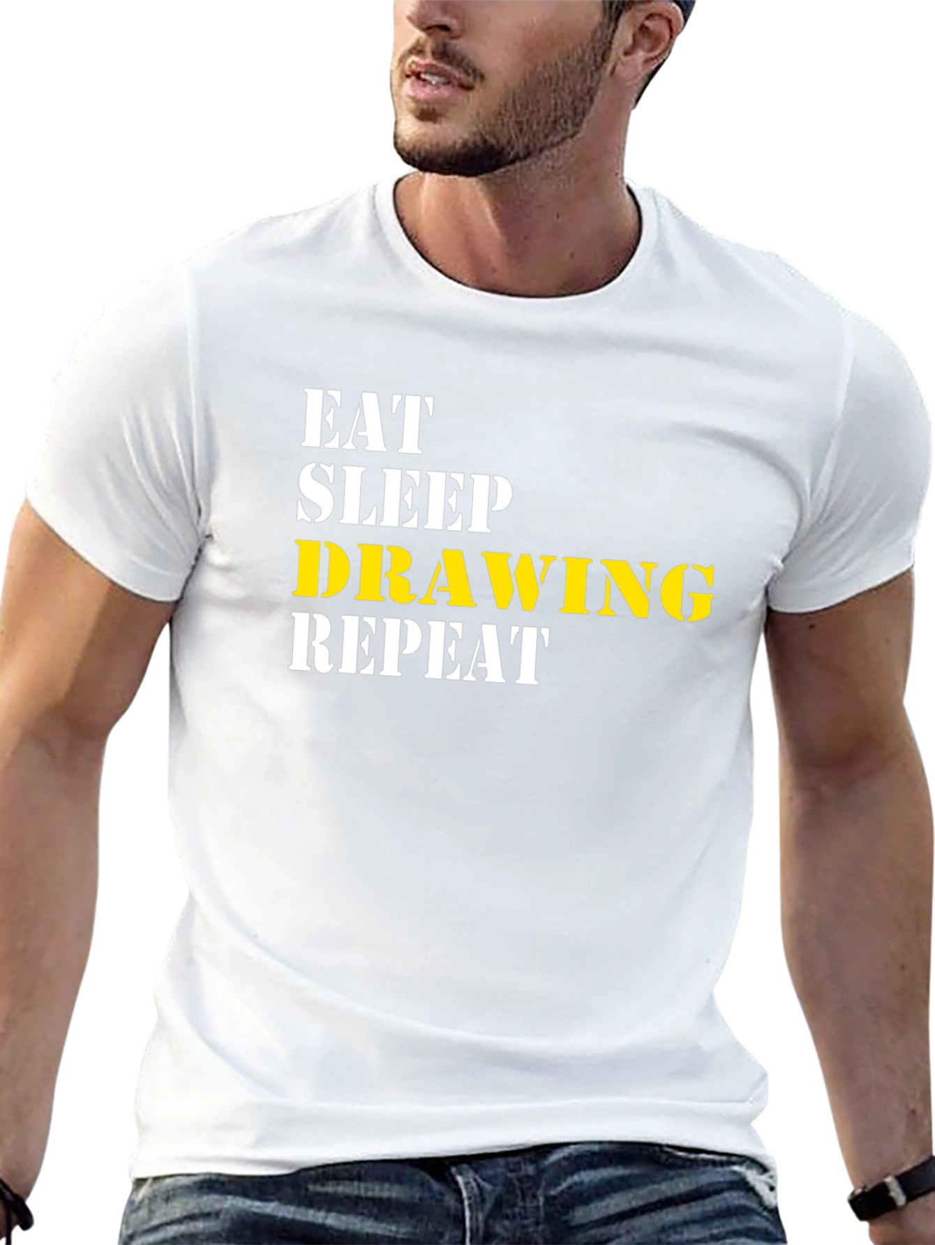 Eat Sleep Drawing Repeat T-Shirt