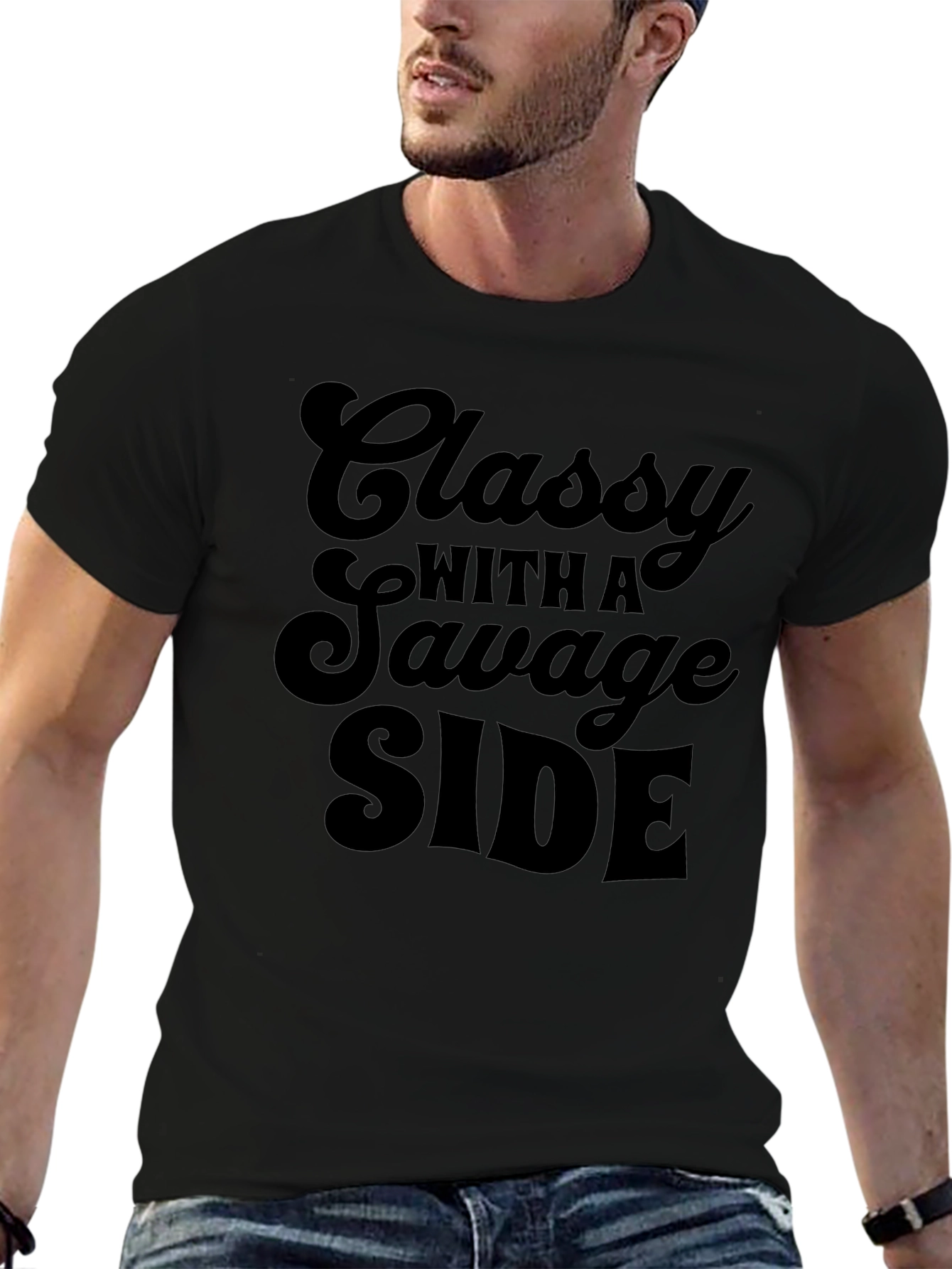 Classy With A Savage Side Graphic Tee
