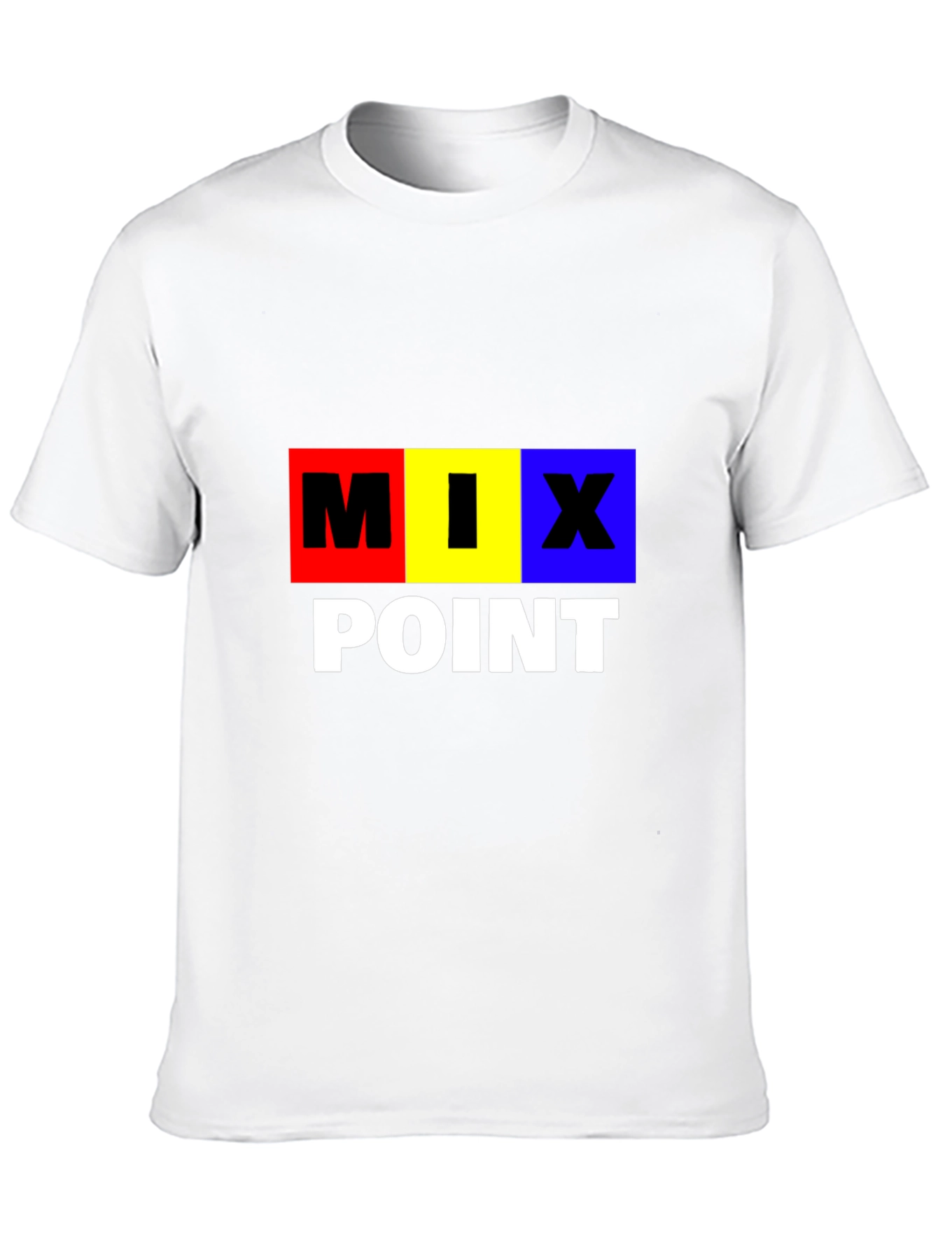 Mix Point Graphic T-Shirt - Black