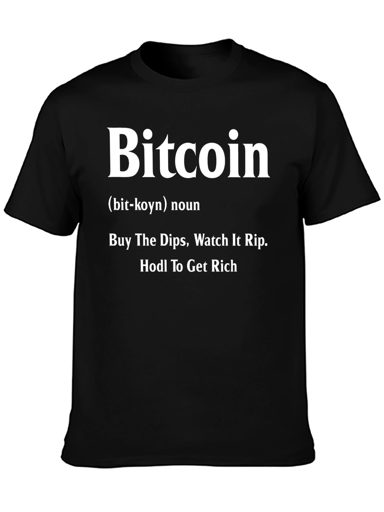 Bitcoin HODL Crypto Investor T-Shirt