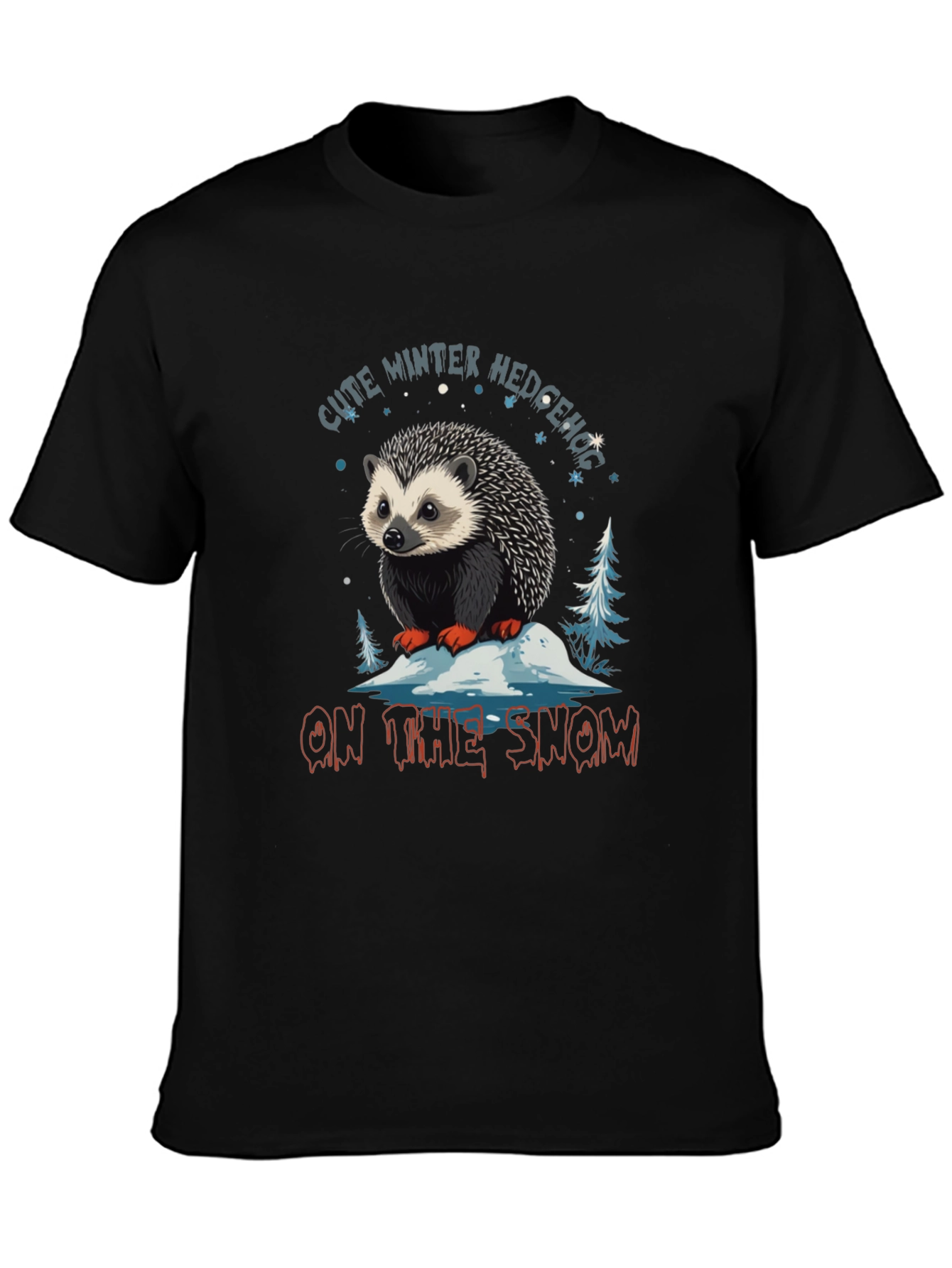 Cute Winter Hedgehog T-Shirt
