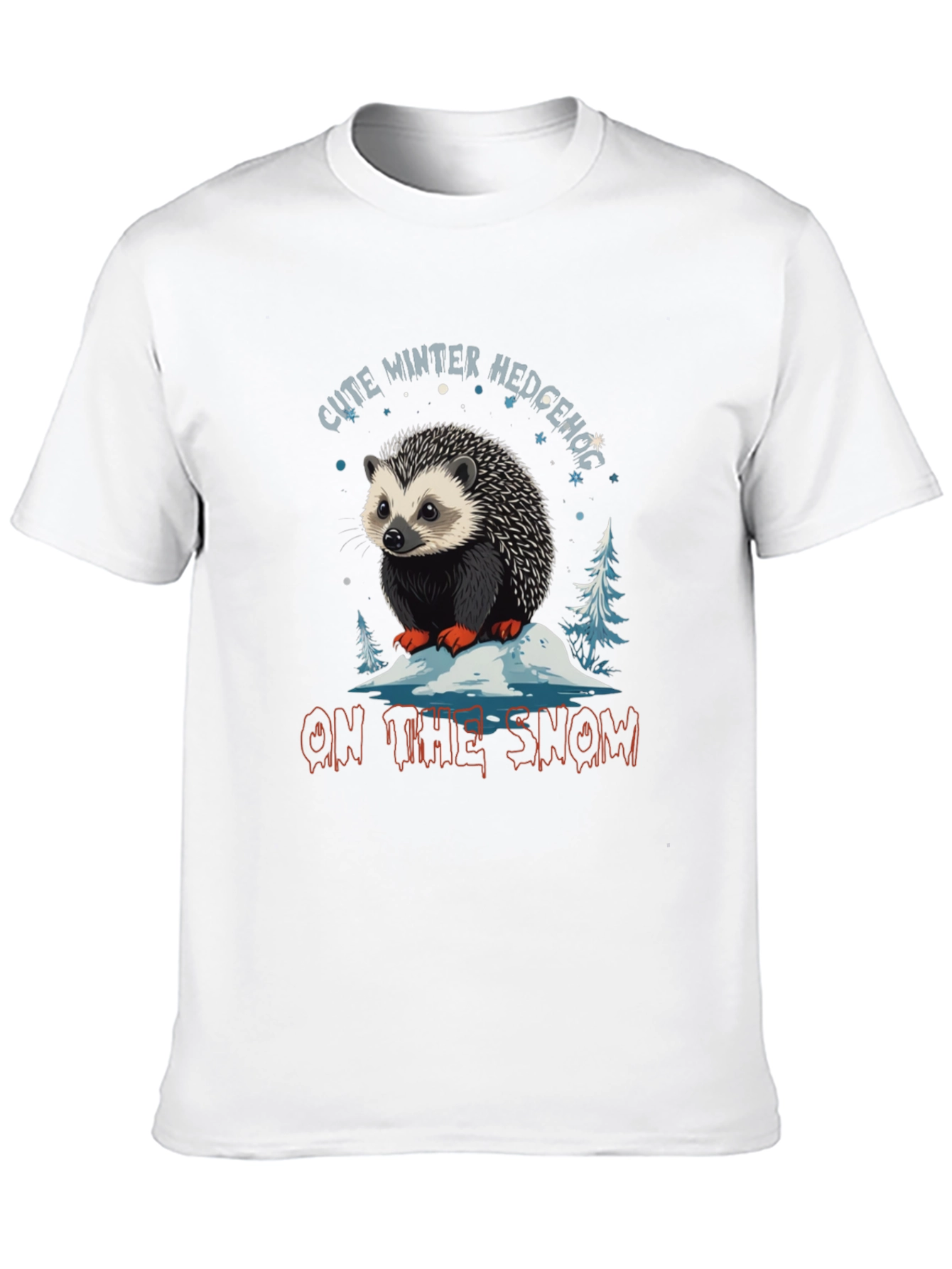Cute Winter Hedgehog T-Shirt