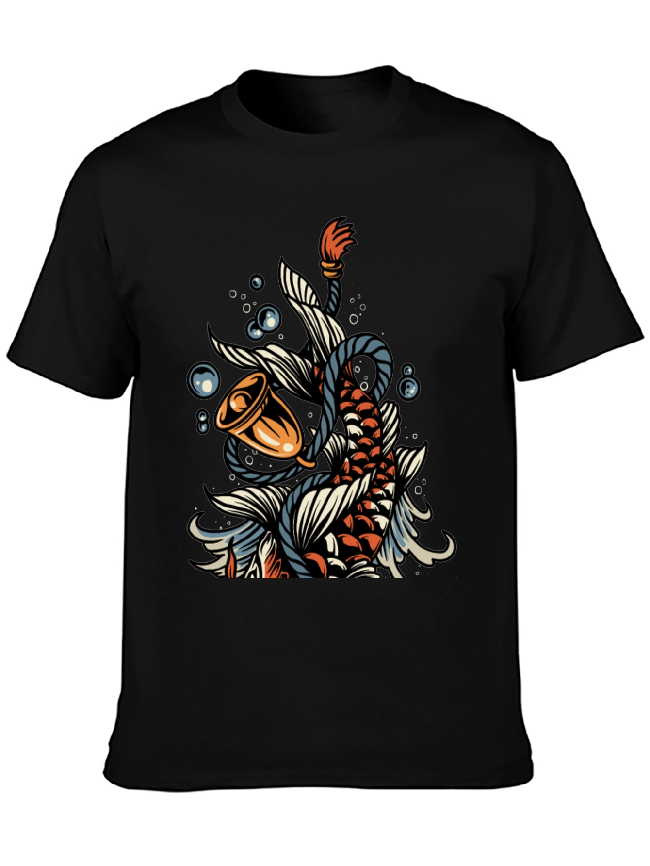 Koi Fish Graphic Tee - Stylish Streetwear