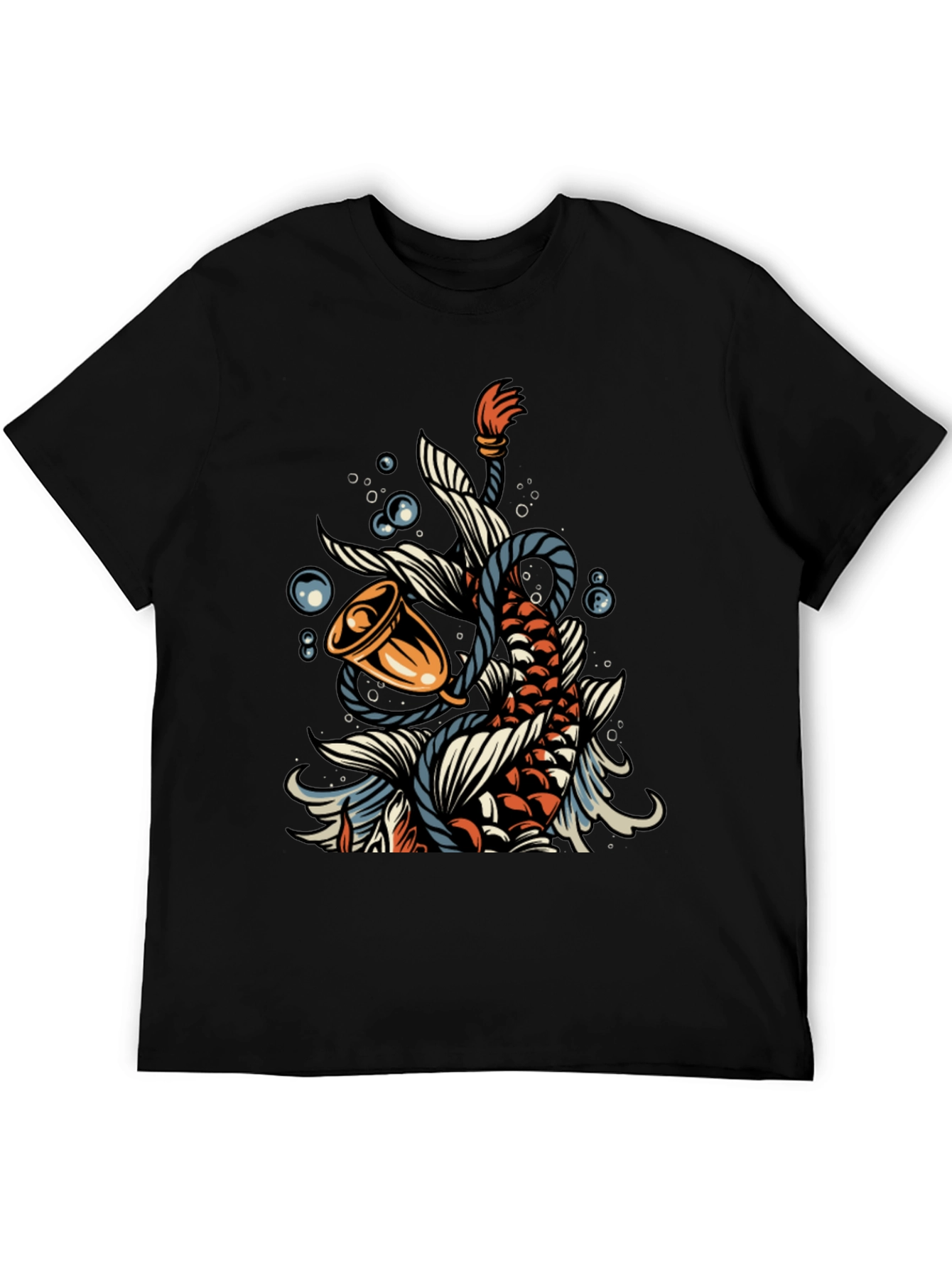 Koi Fish Graphic Tee - Stylish Streetwear