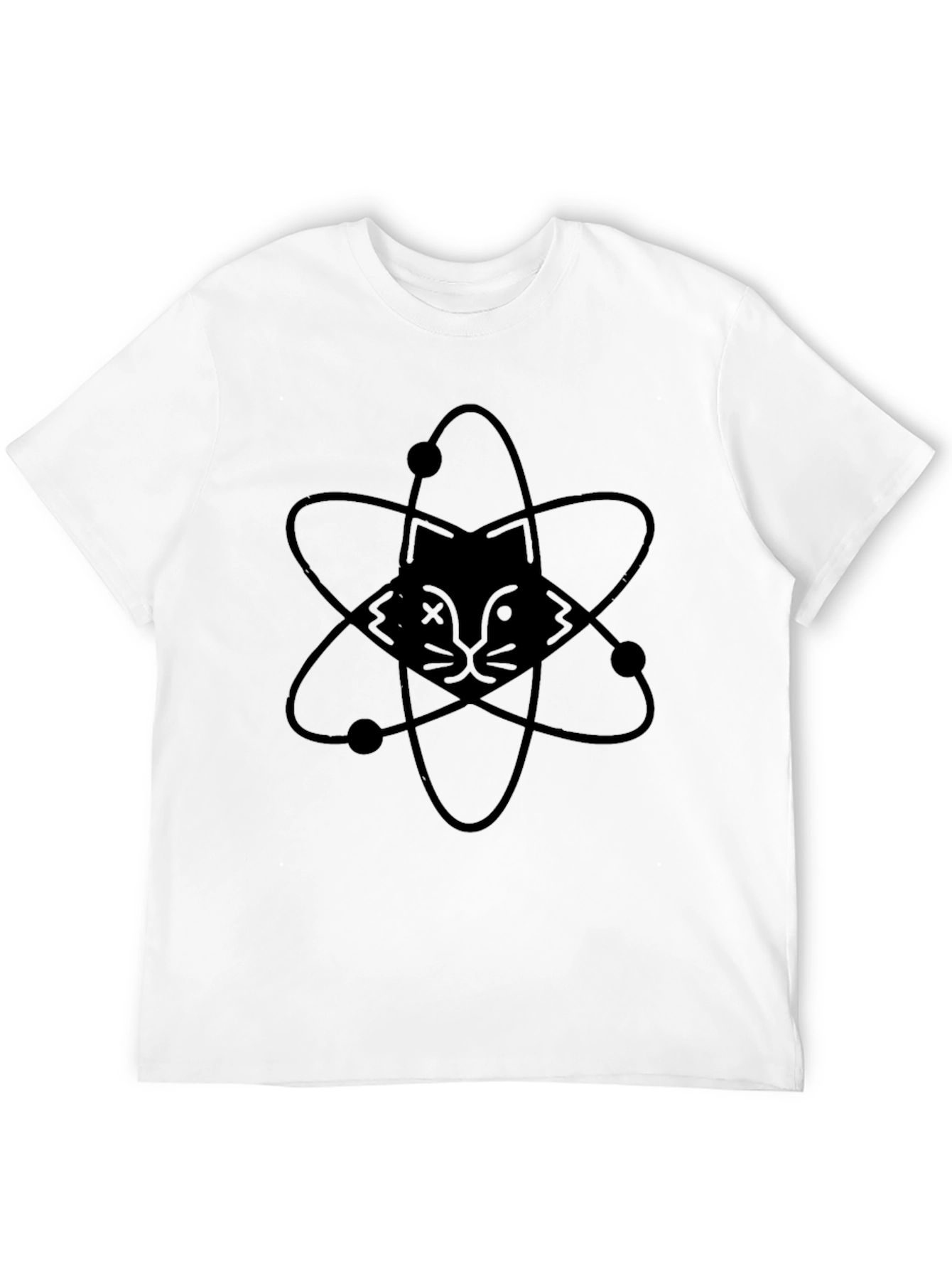 Atomic Cat Graphic Tee - Black