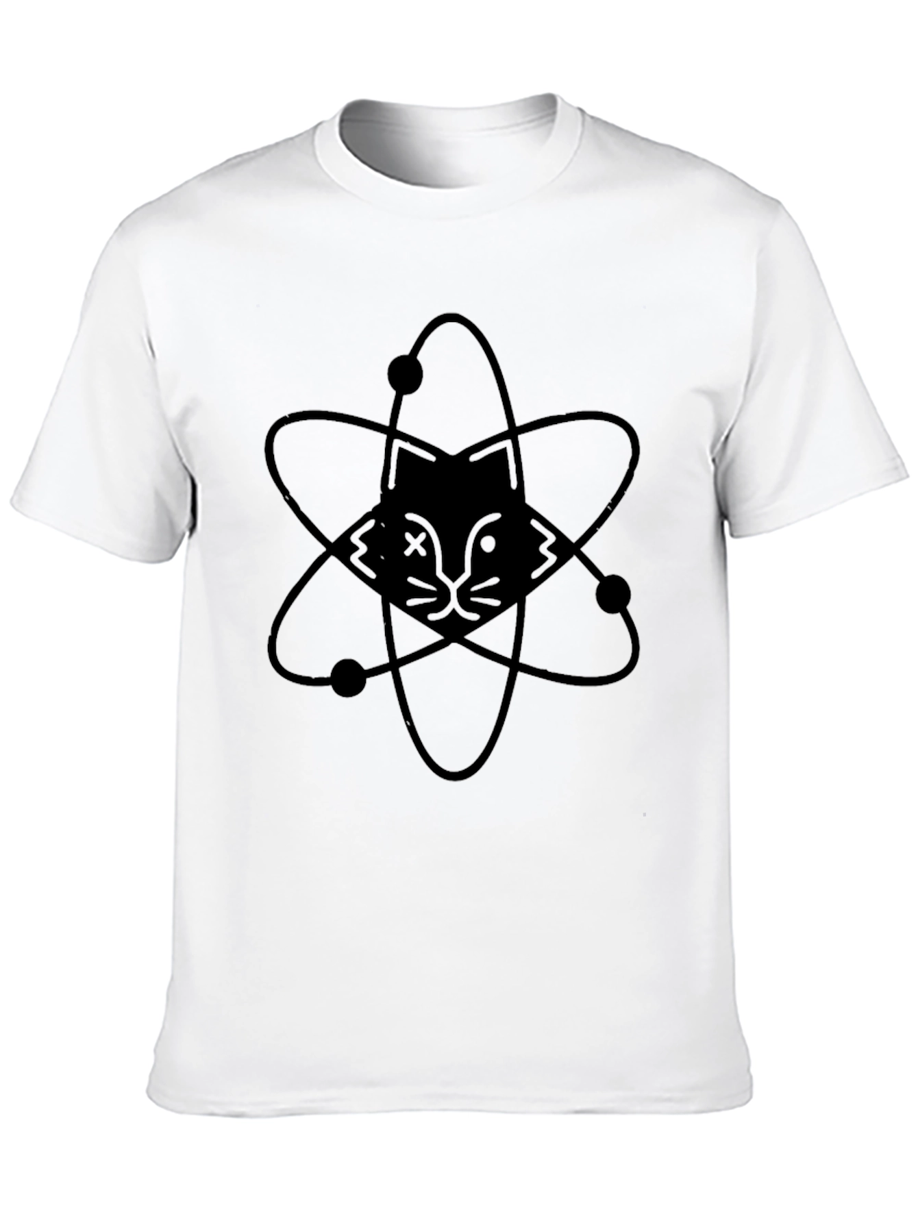 Atomic Cat Graphic Tee - Black