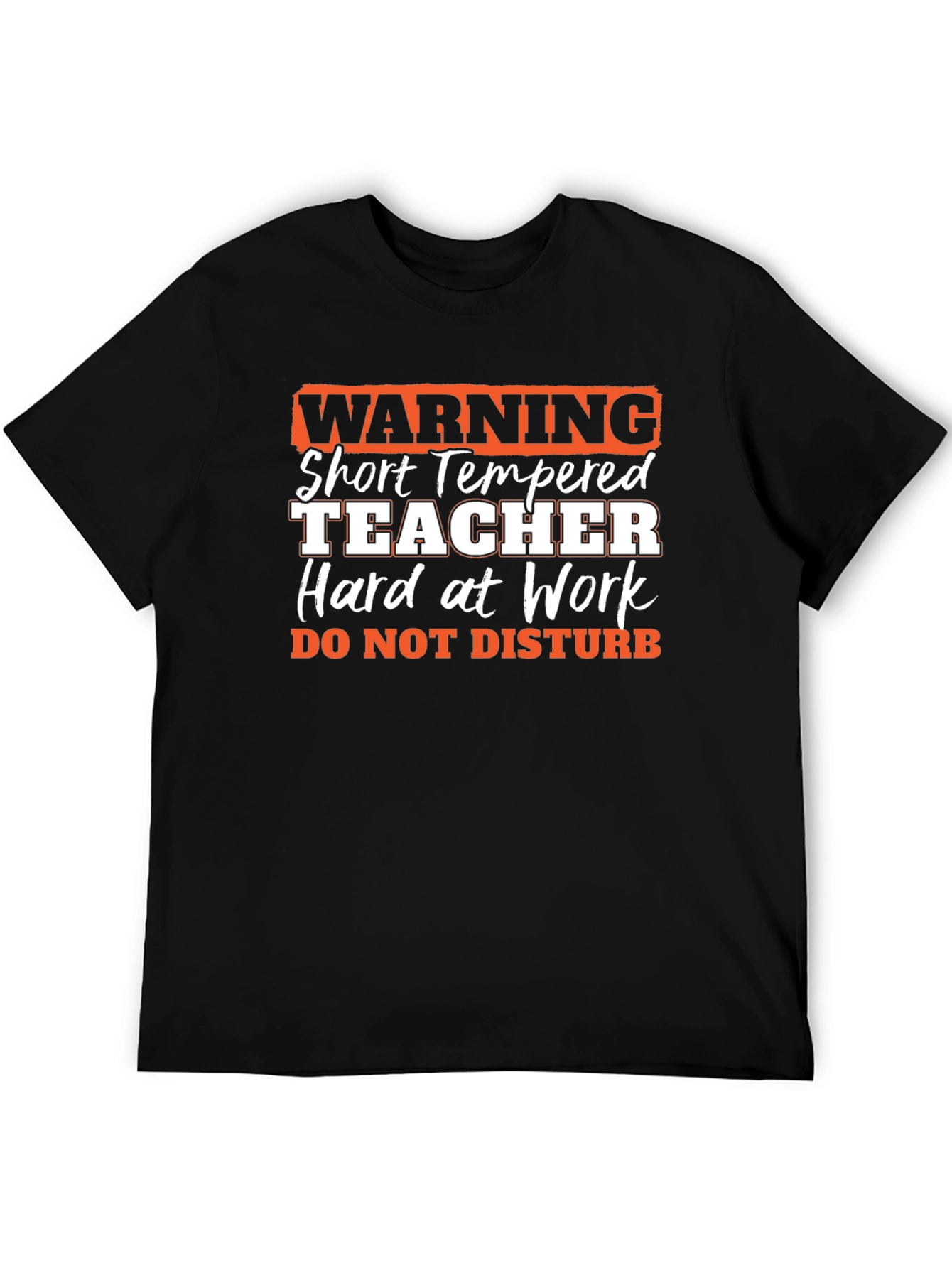 Warning Short Tempered Teacher T-Shirt