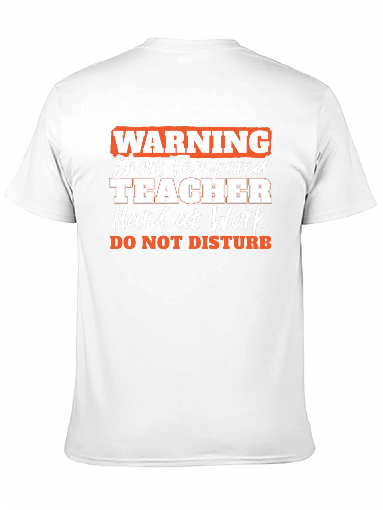 Warning Short Tempered Teacher T-Shirt