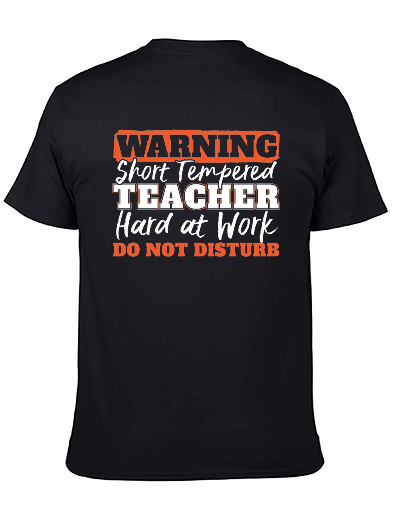 Warning Short Tempered Teacher T-Shirt