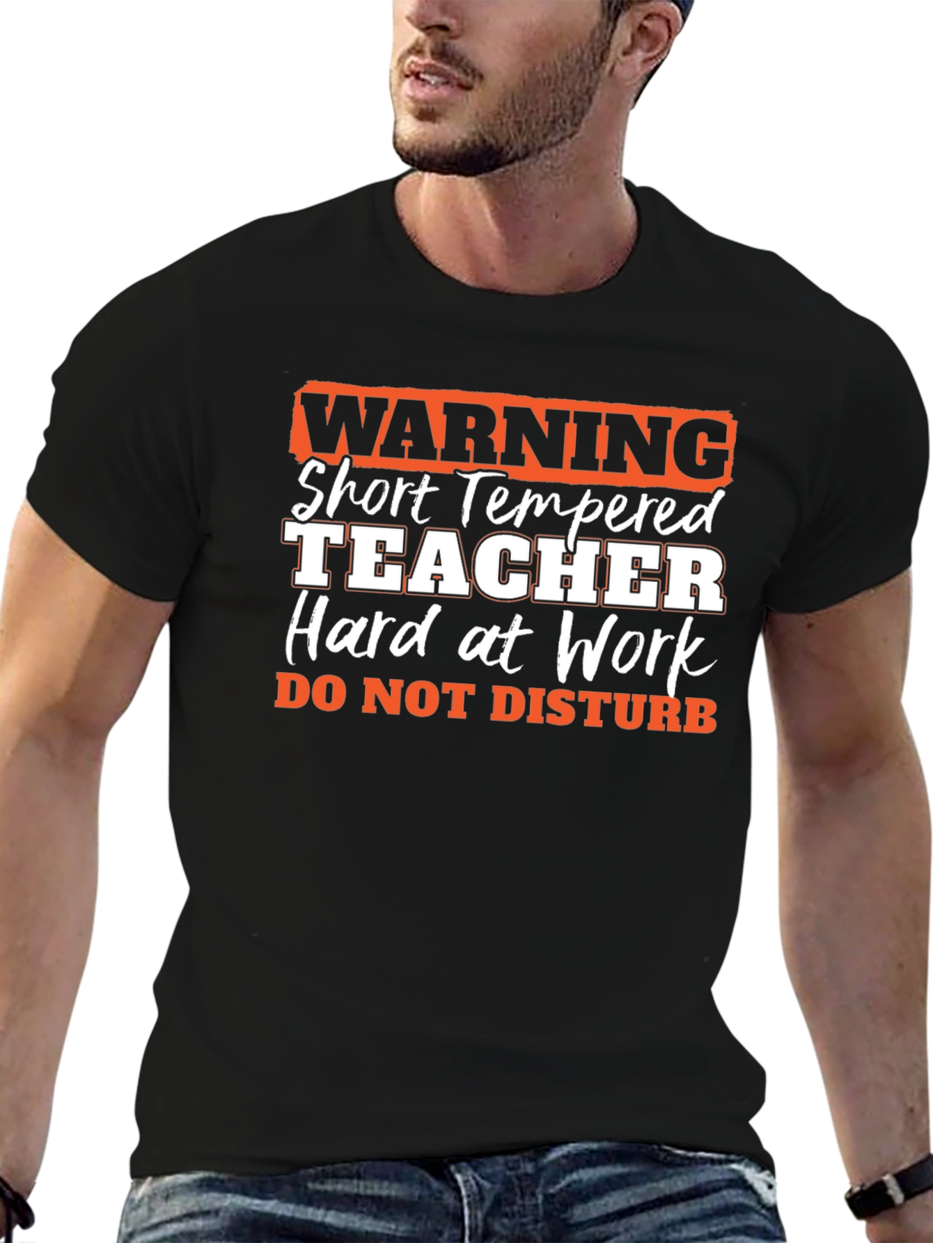 Warning Short Tempered Teacher T-Shirt