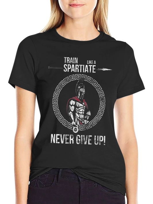 Spartan Warrior Graphic Tee - Train Like a Spartiate