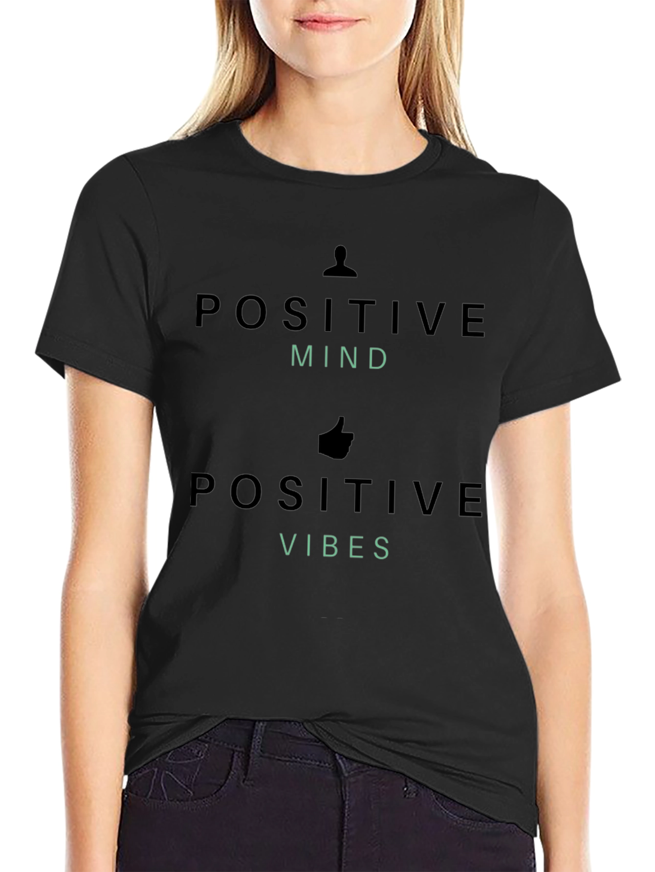Positive Mind Positive Vibes Graphic Tee