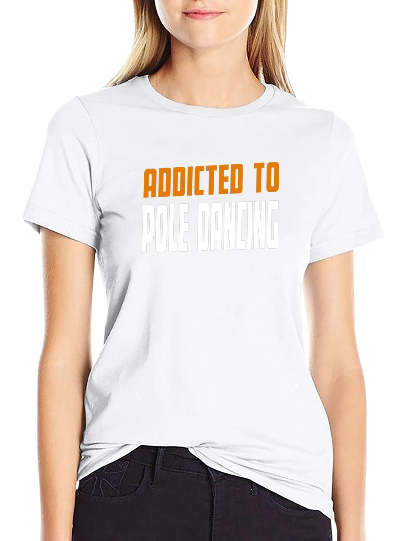 Addicted to Pole Dancing Black T-Shirt