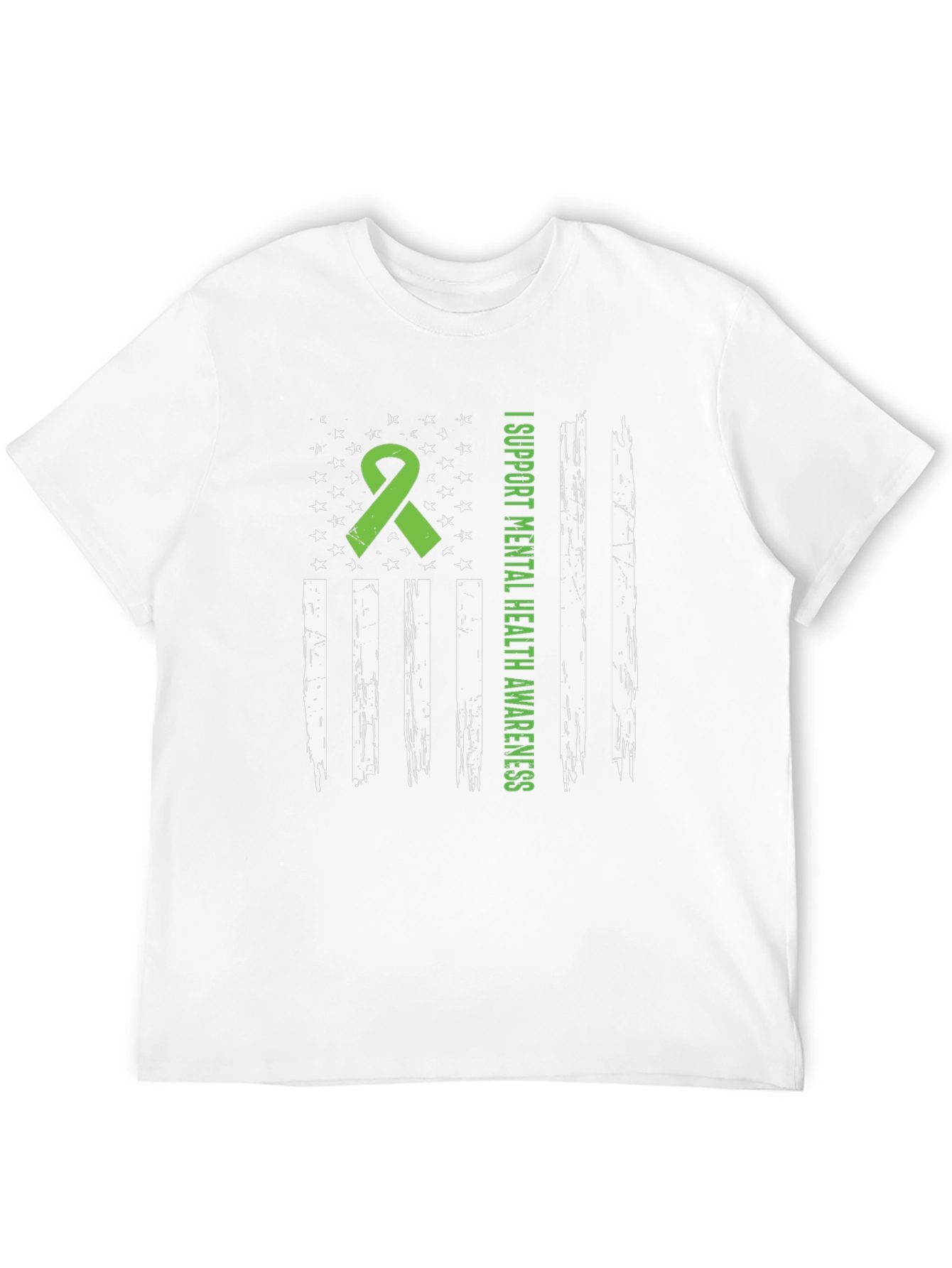 Mental Health Awareness American Flag Graphic Tee