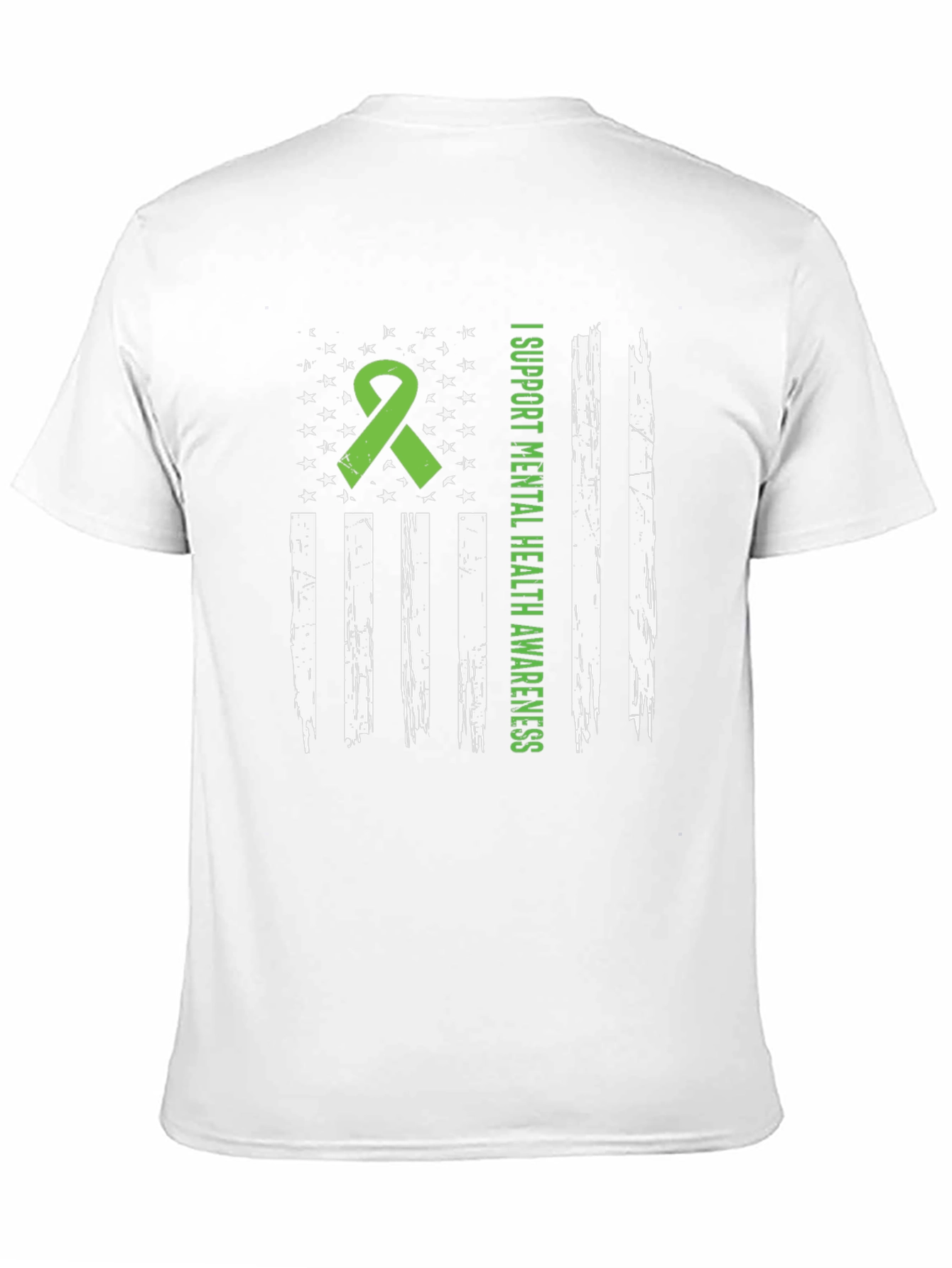 Mental Health Awareness American Flag Graphic Tee