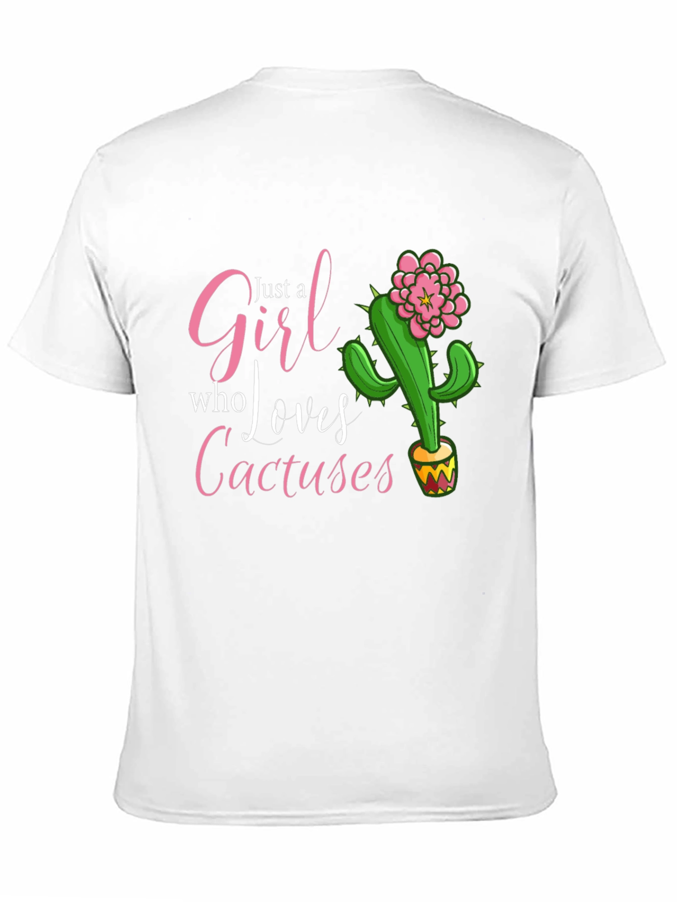 Girl Who Loves Cactuses T-Shirt