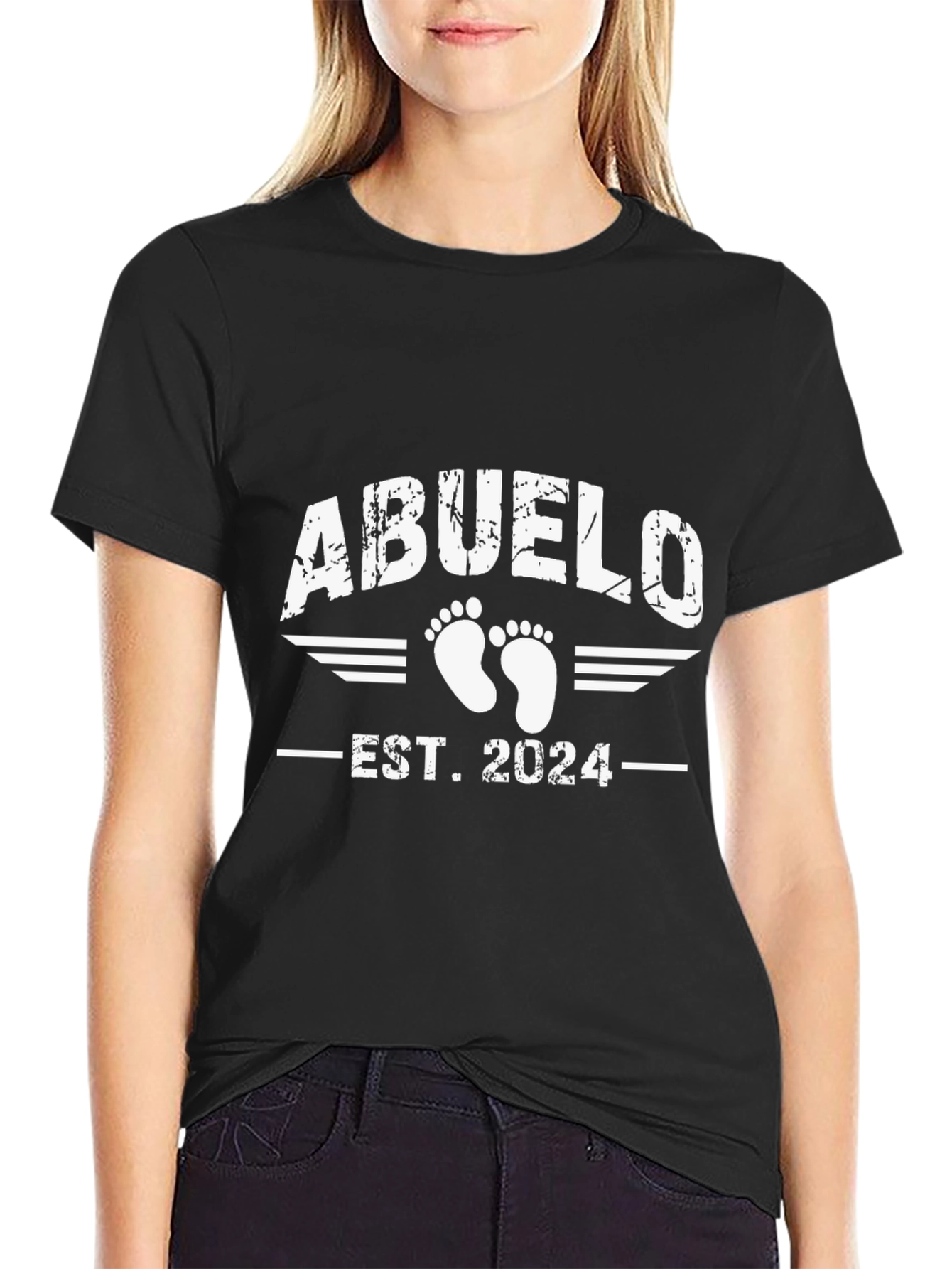 Abuelo Est. 2024 Mens Black T-Shirt
