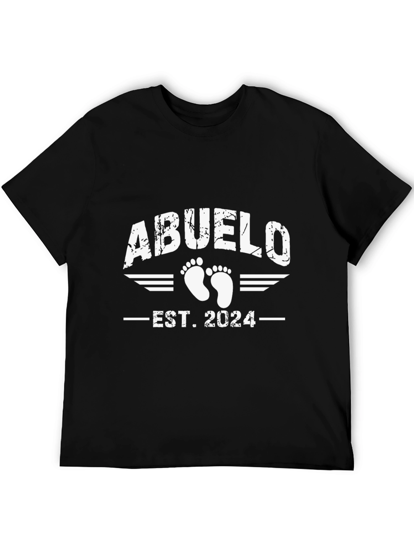 Abuelo Est. 2024 Mens Black T-Shirt