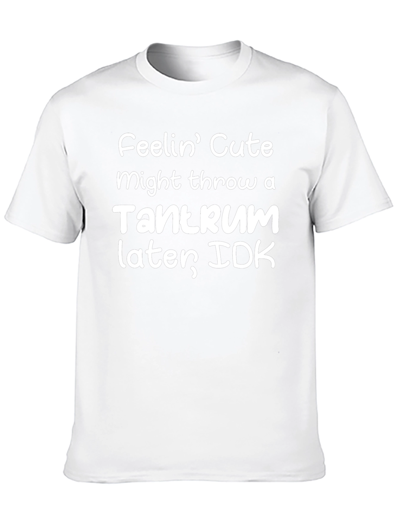 Cute Tantrum Black T-Shirt