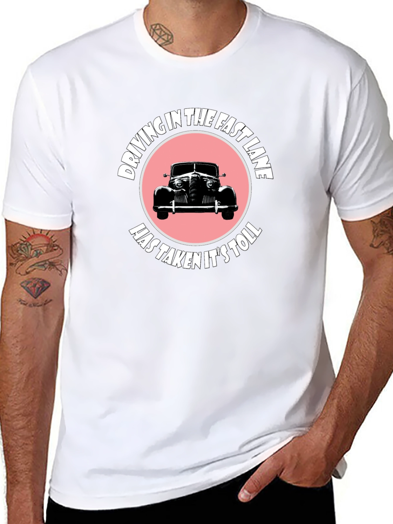 Fast Lane Car Graphic T-Shirt