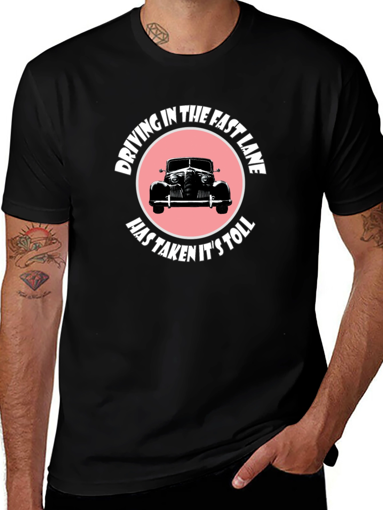 Fast Lane Car Graphic T-Shirt