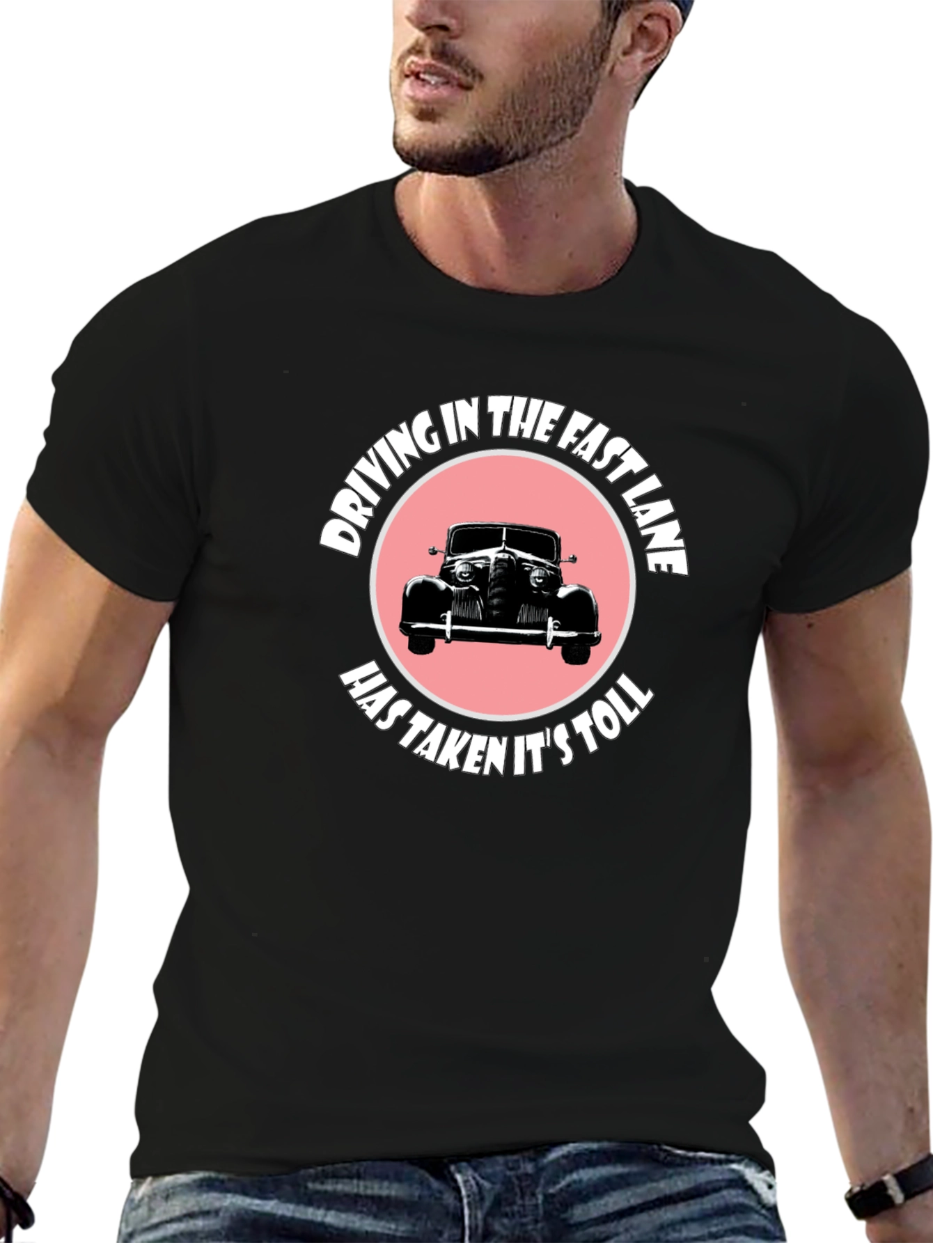 Fast Lane Car Graphic T-Shirt