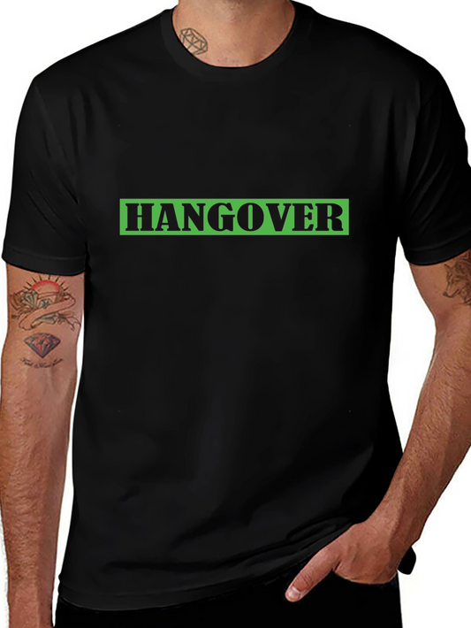 Hangover T-Shirt - Black Crew Neck Tee