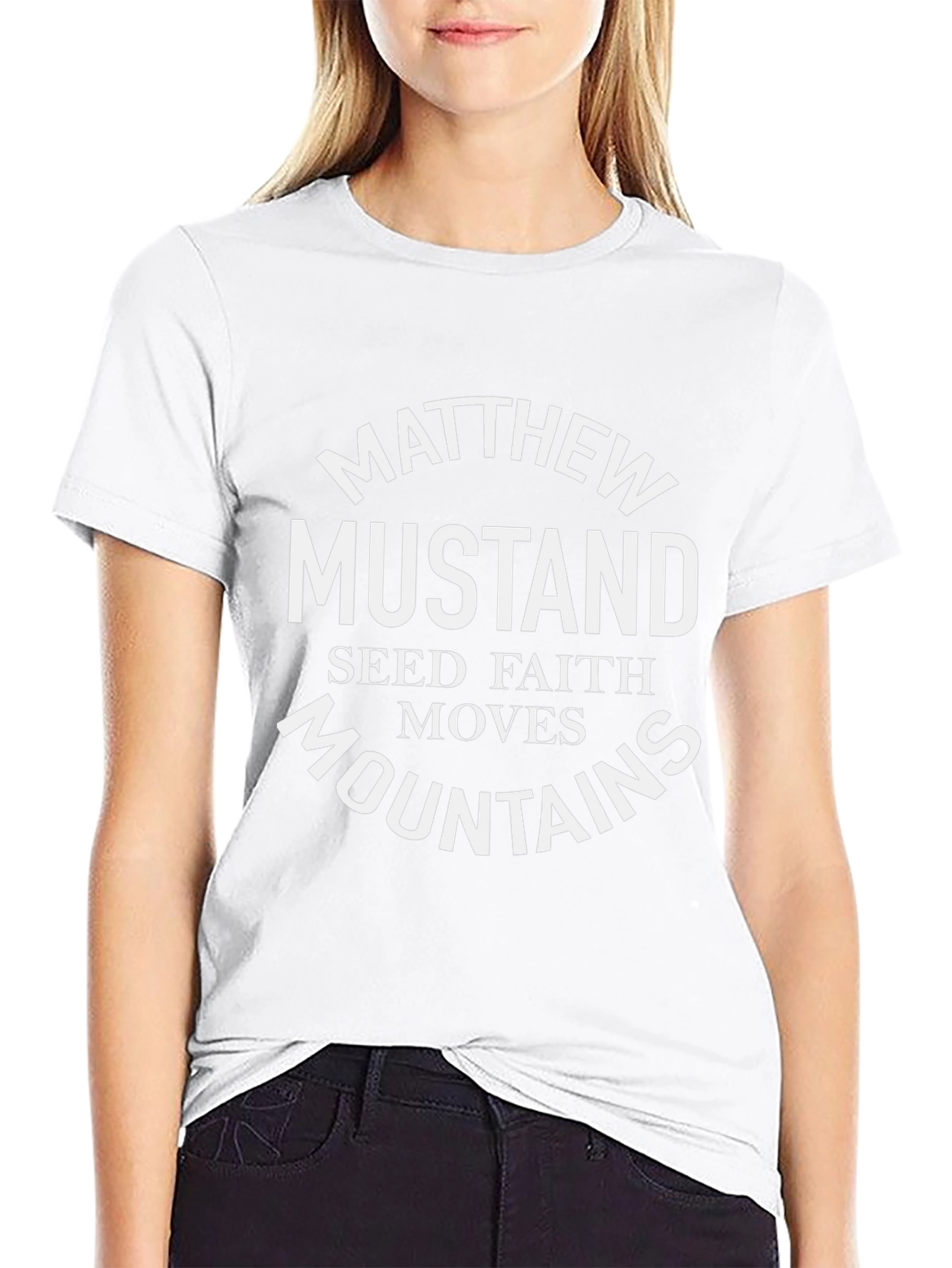 Matthew Mustard Seed Faith Moves Mountains T-Shirt