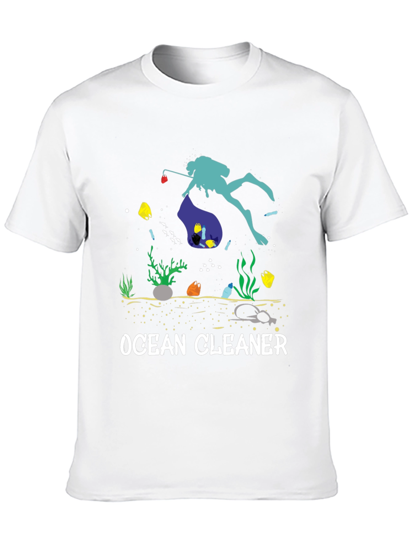 Ocean Cleaner Graphic T-Shirt - Save Our Seas