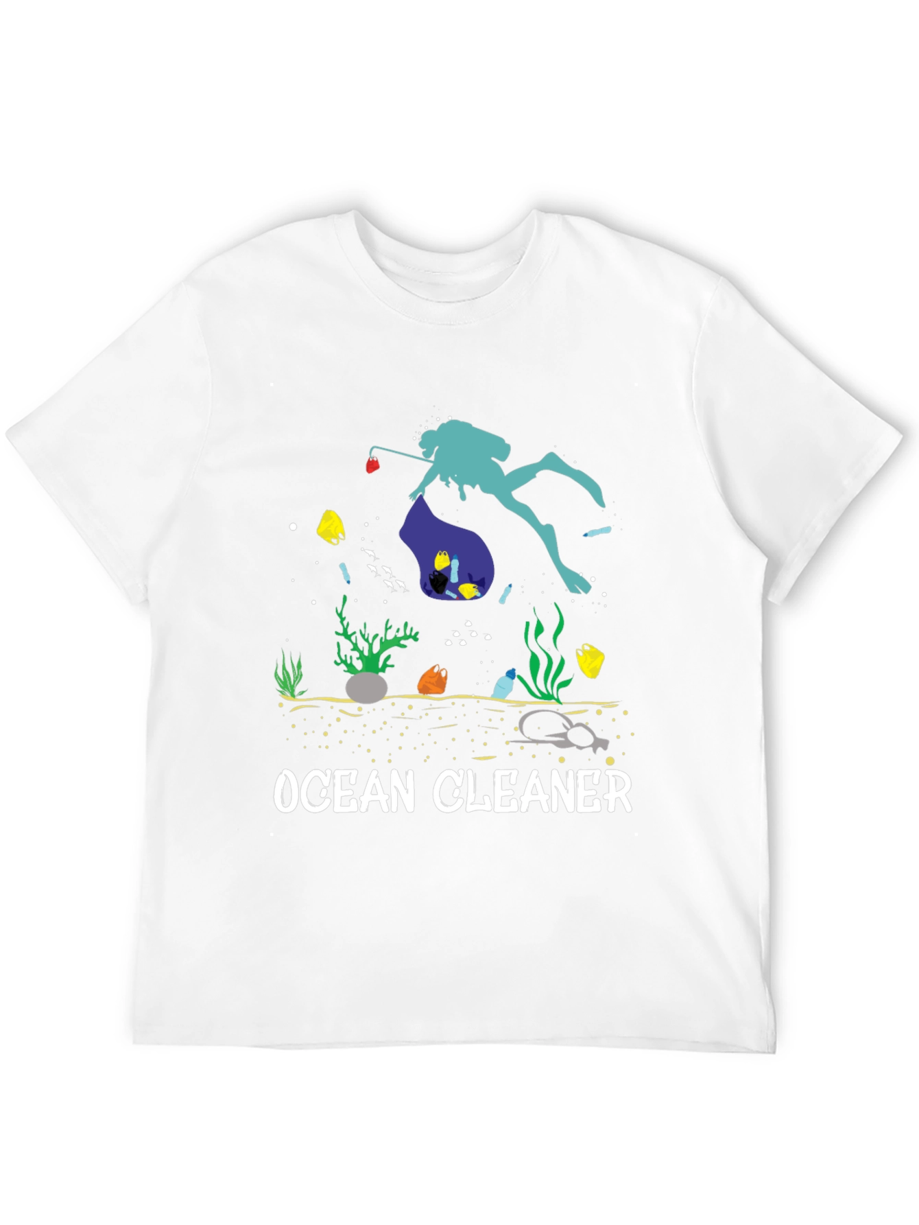 Ocean Cleaner Graphic T-Shirt - Save Our Seas