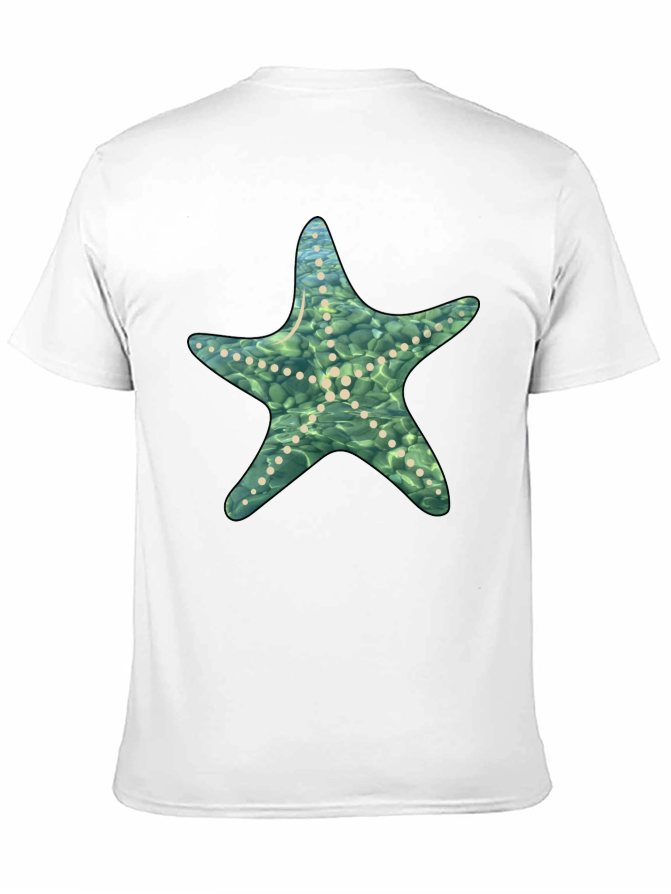 Starfish Graphic Black T-Shirt