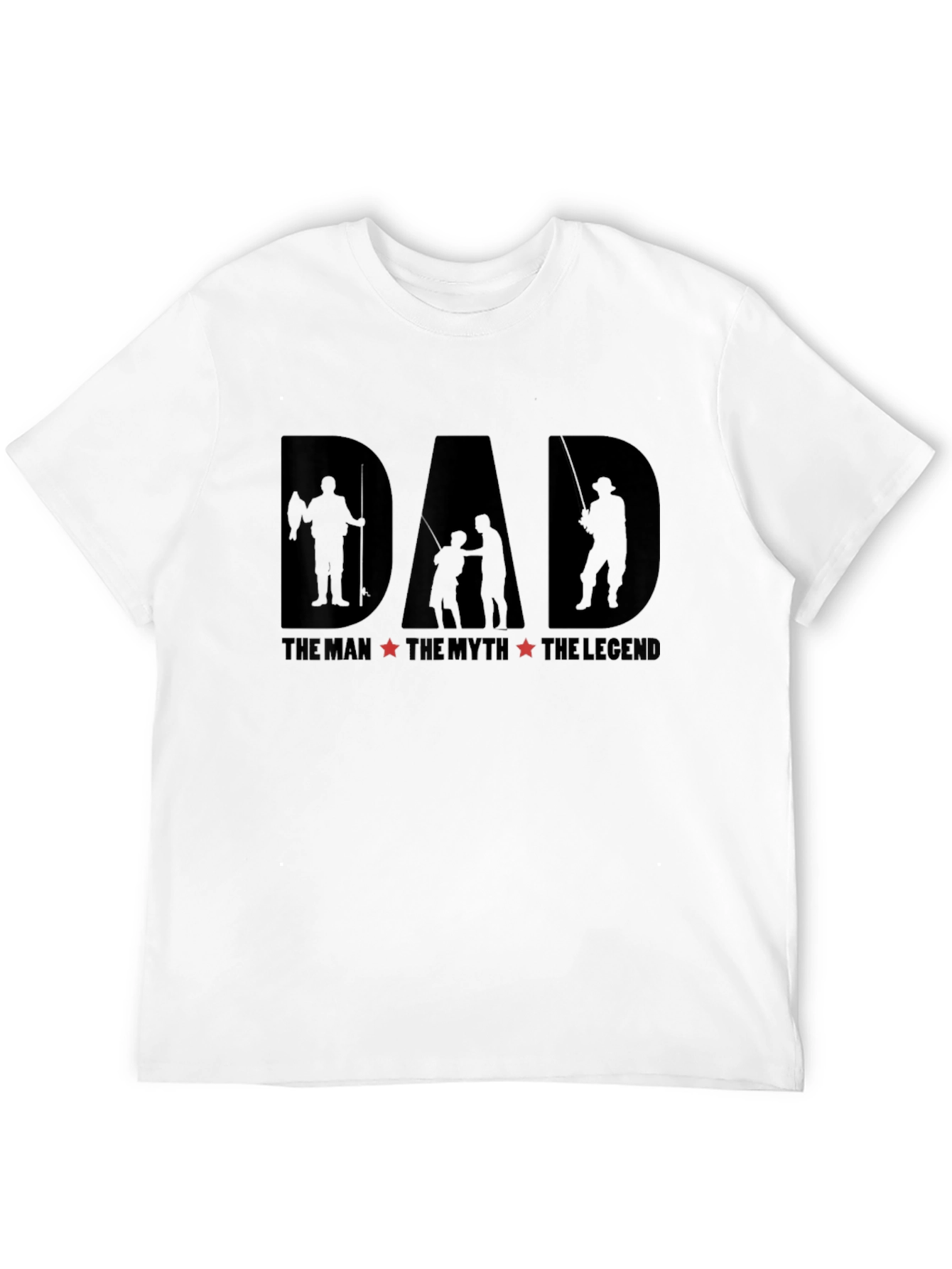 Dad The Man Myth Legend Fishing T-Shirt