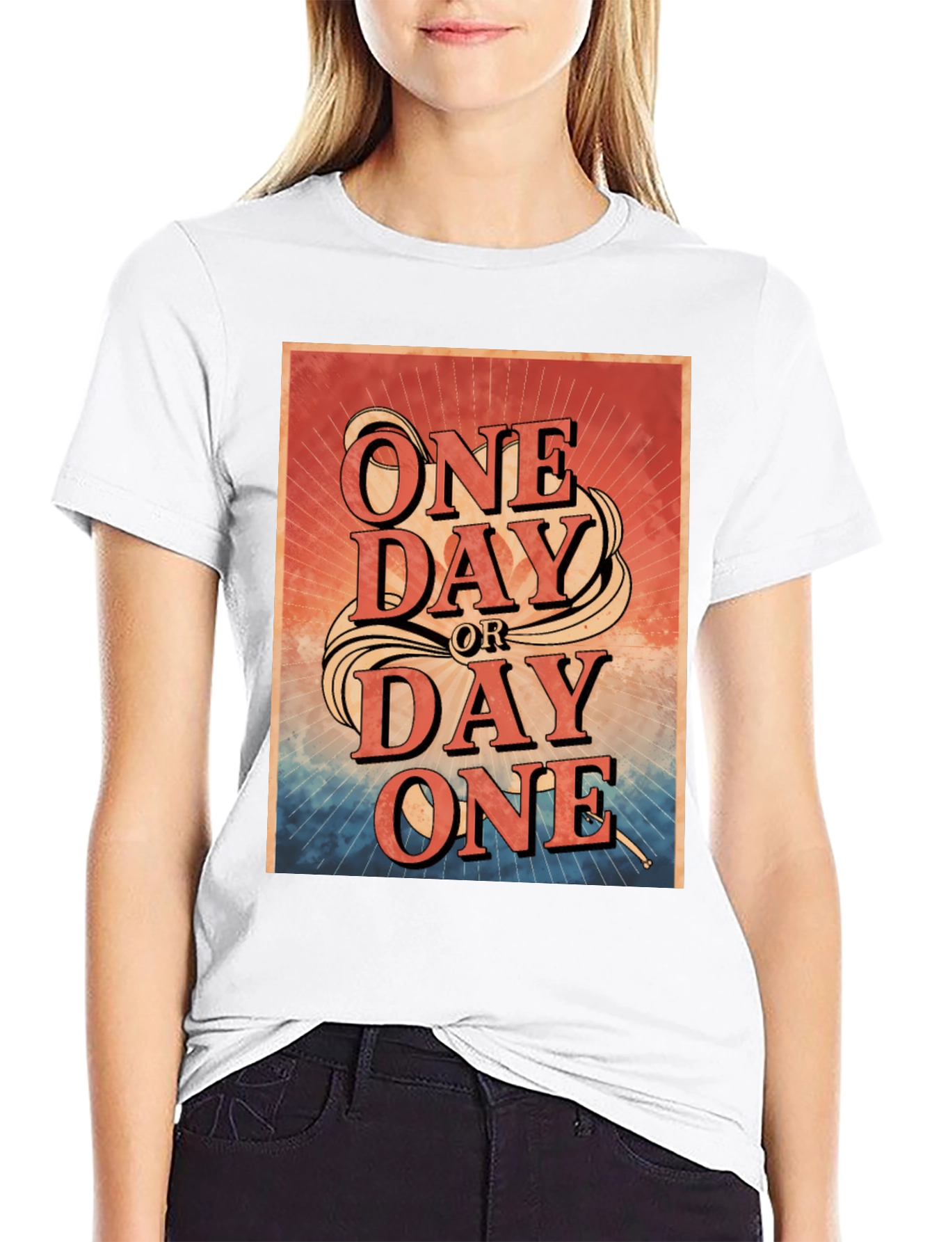 One Day or Day One Graphic T-Shirt