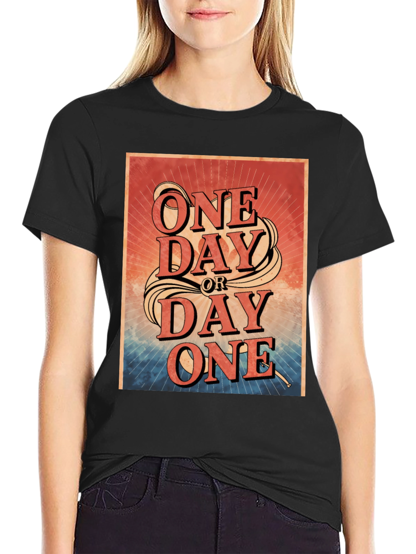 One Day or Day One Graphic T-Shirt