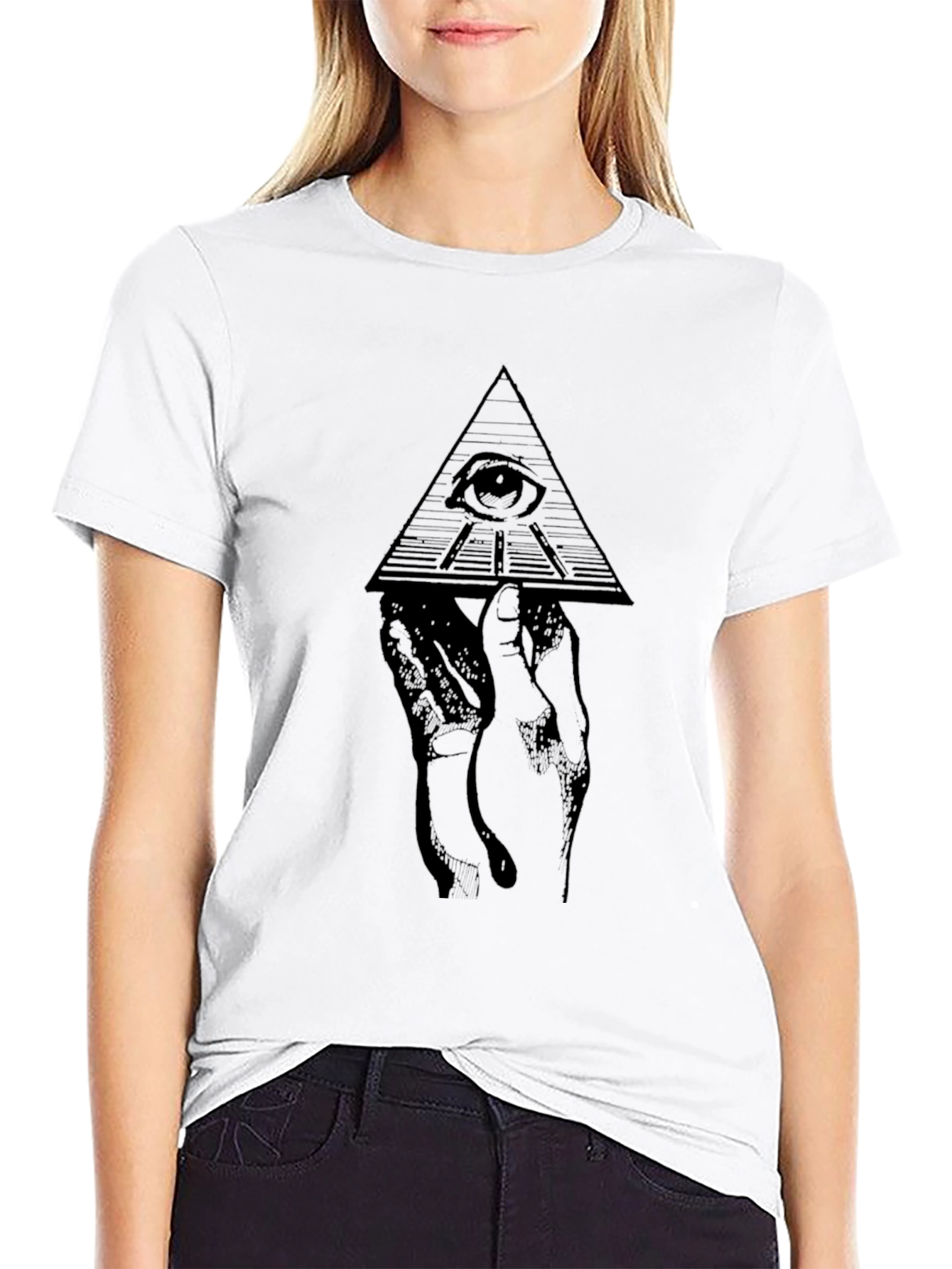 Illuminati Eye Pyramid Graphic Tee